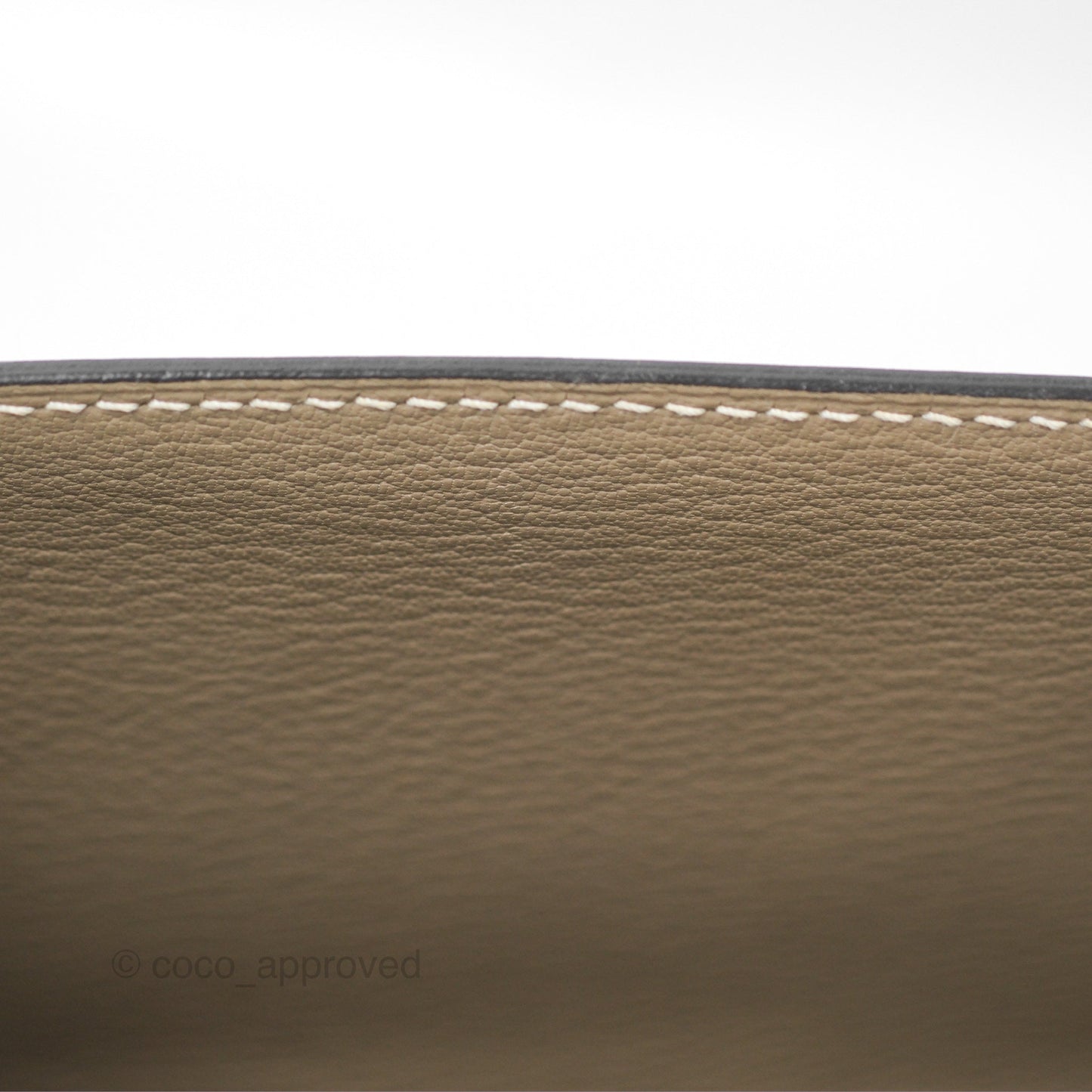 Hermès Roulis 23 Etoupe Evercolor Palladium Hardware