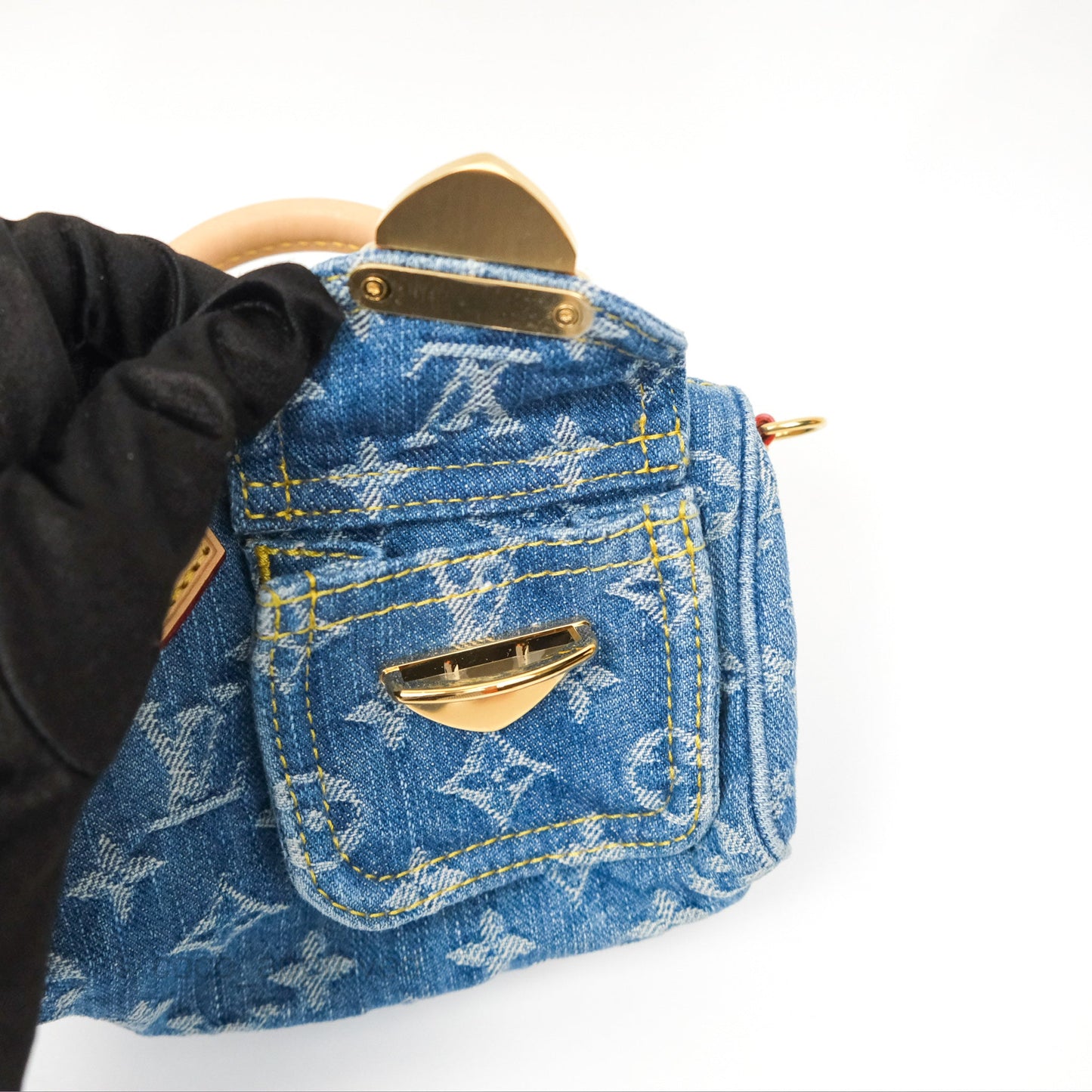 Louis Vuitton Nano Speedy Washed Denim Monogram