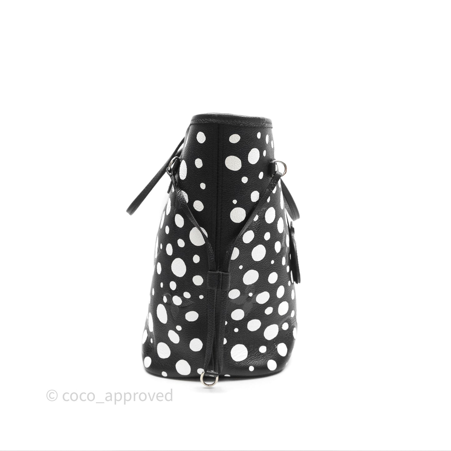 Louis Vuitton x Yayoi Kusama Neverfull MM Black/White