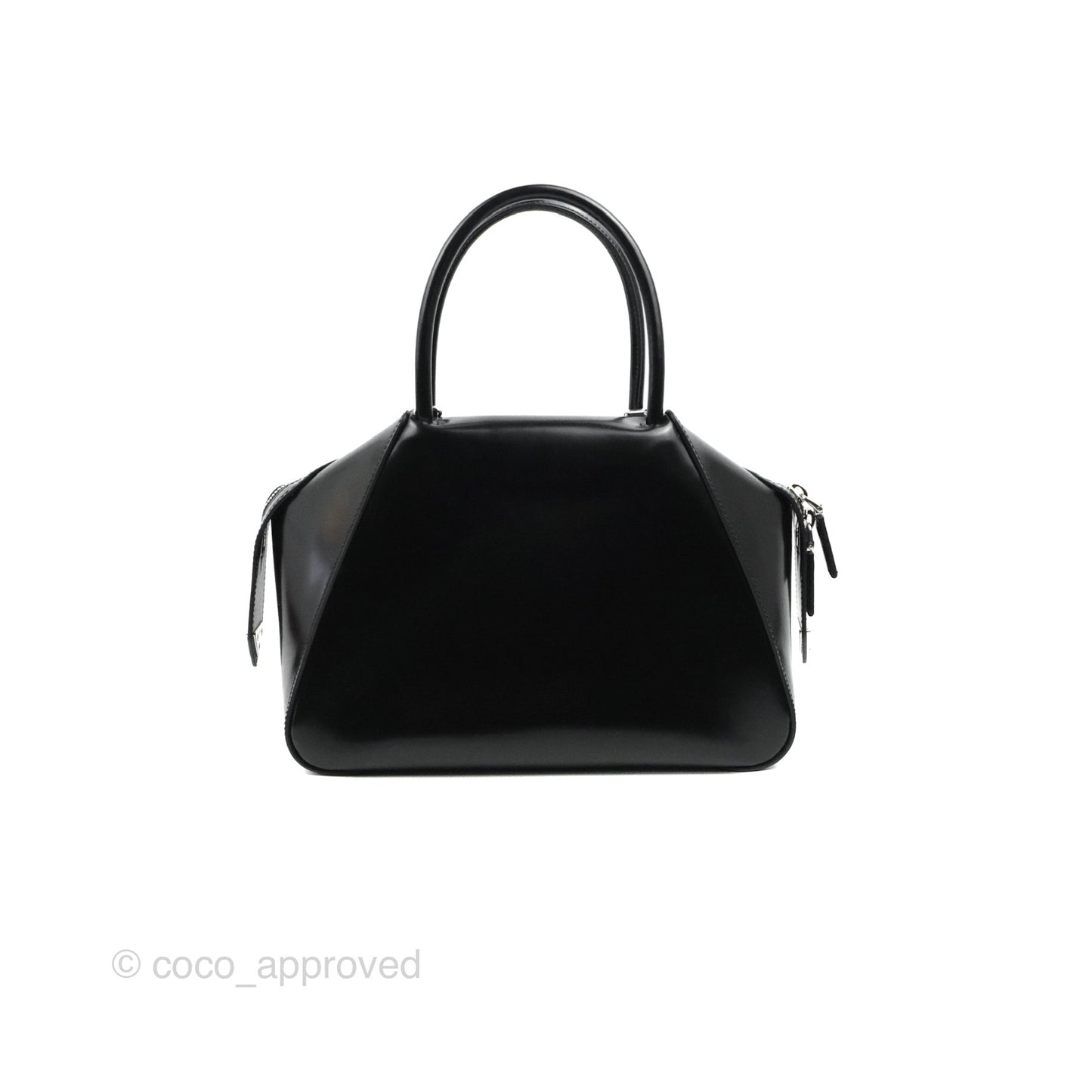 Prada Small Supernova Handbag Brushed Leather Black