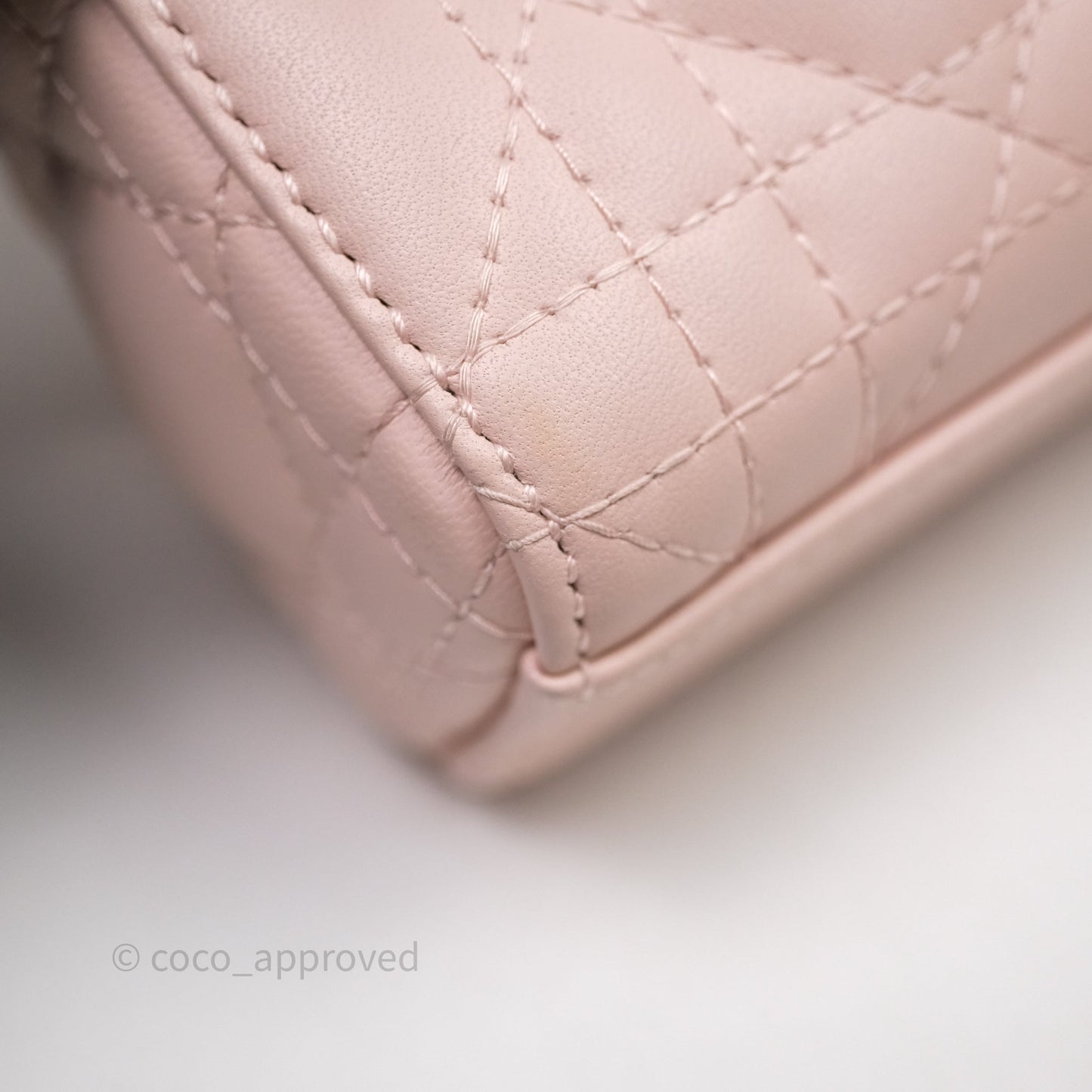 Dior Micro Lady D-Joy Bag Powder Pink Cannage Lambskin
