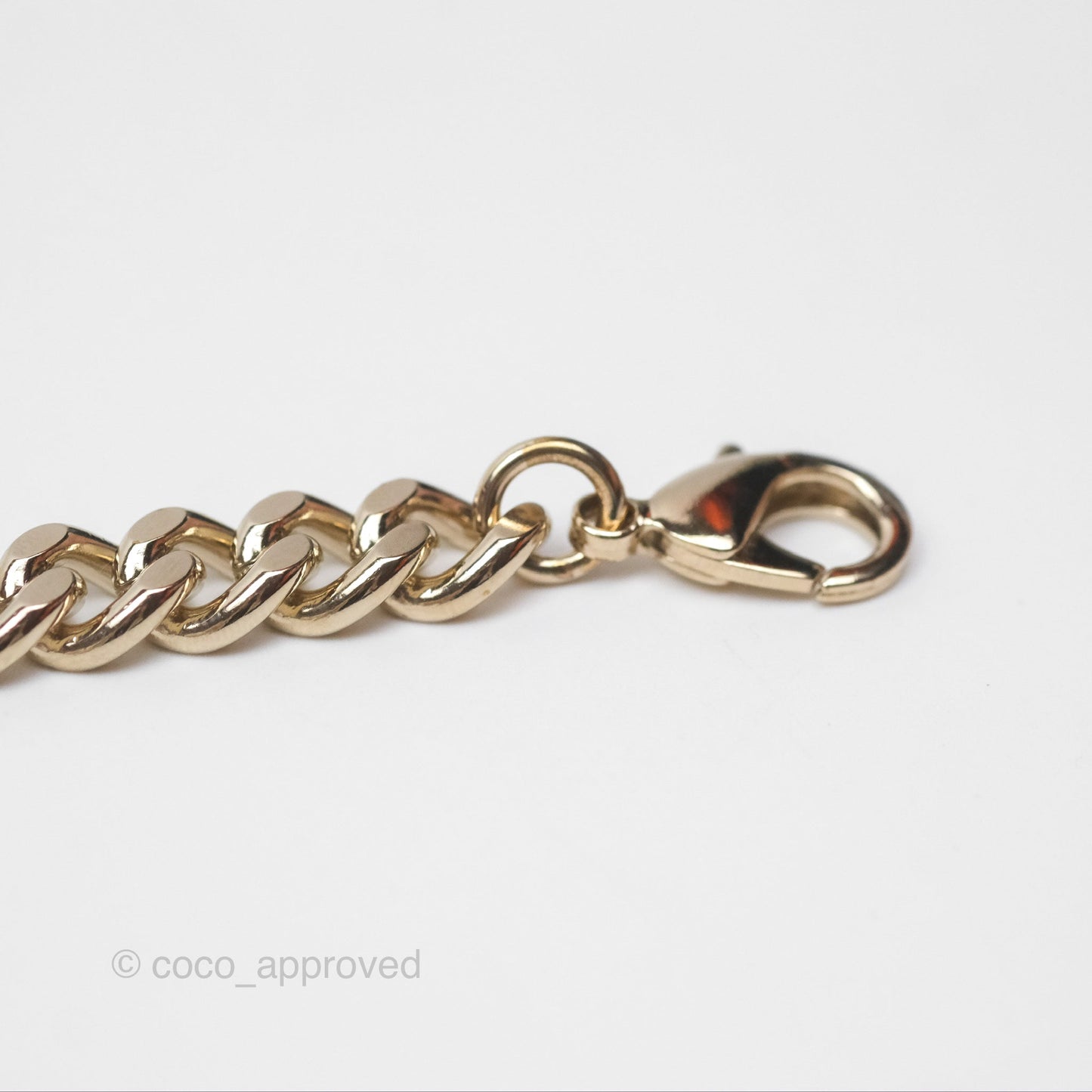 Chanel Logo Chain Choker Gold Tone 22S