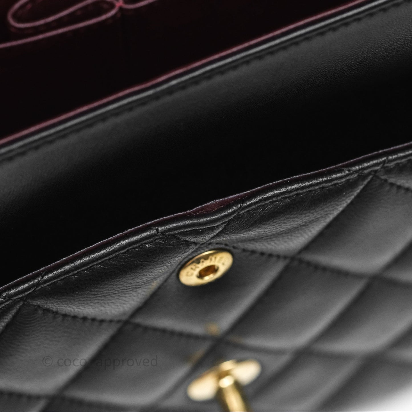 Chanel Jumbo Double Flap Black Lambskin Gold Hardware