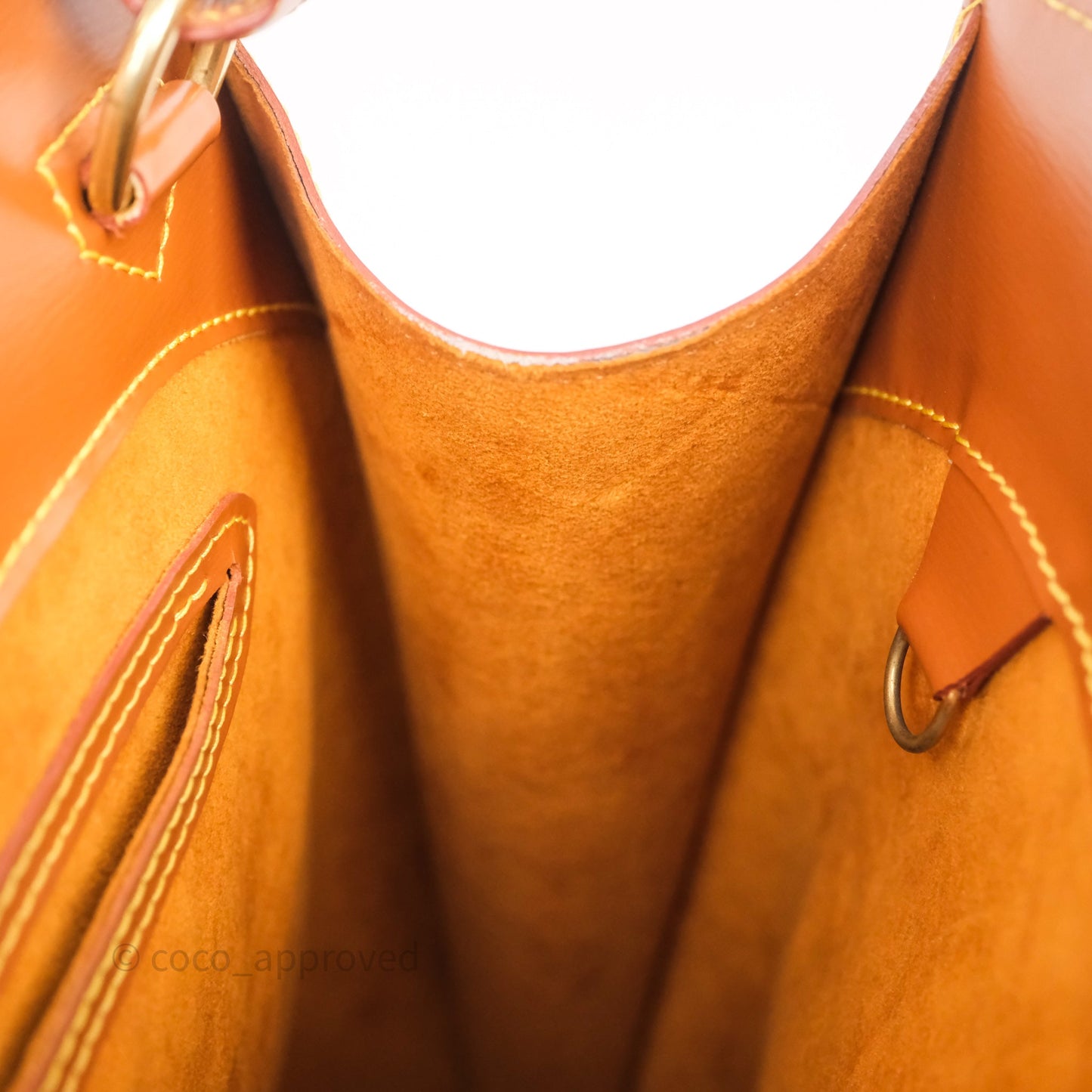 Louis Vuitton Cluny Shoulder Bag Brown Epi