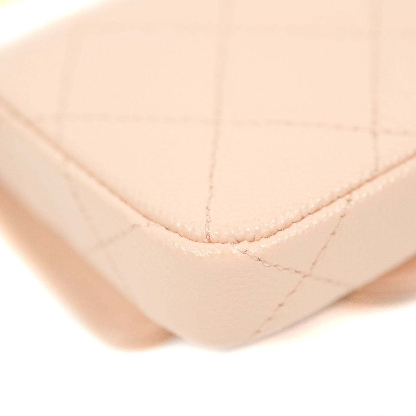 Chanel Classic Quilted Belt Bag Light Pink Caviar Gold Hardware