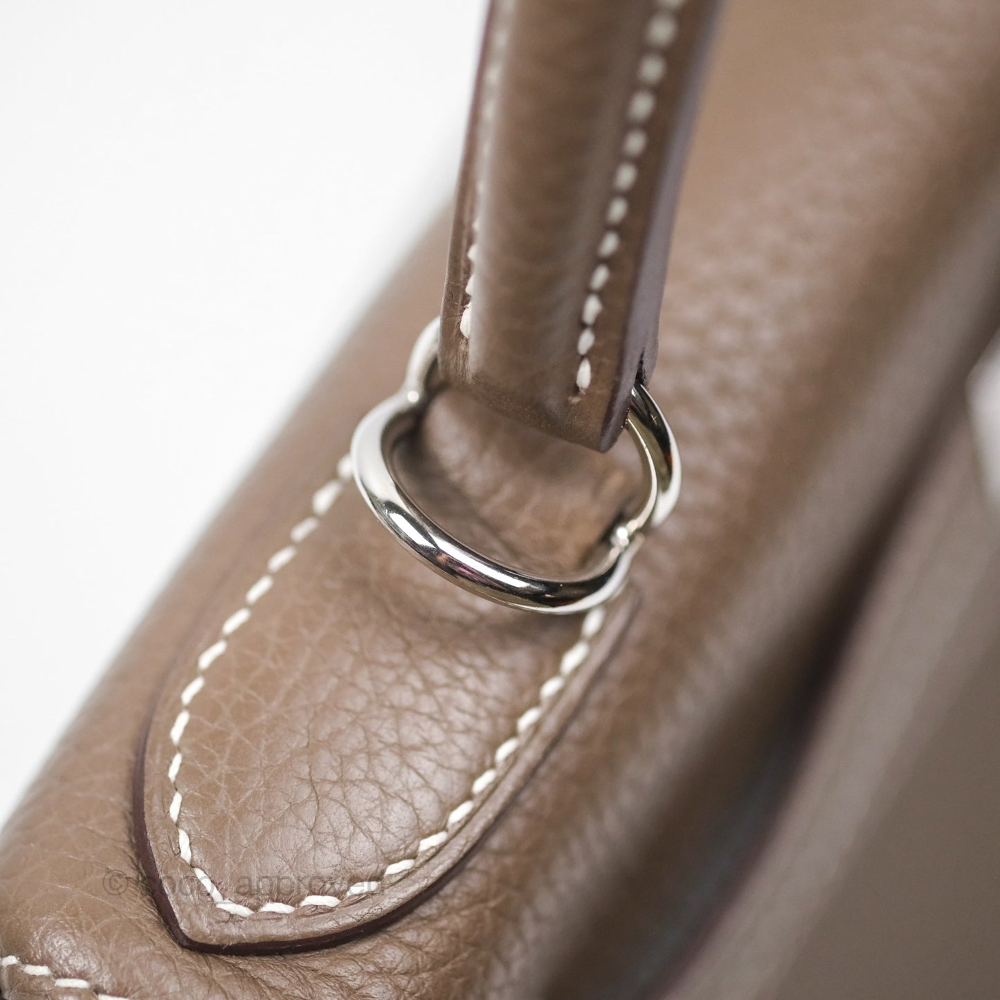 Hermès Kelly 28 Retourne Etoupe 18 Clemence Palladium Hardware