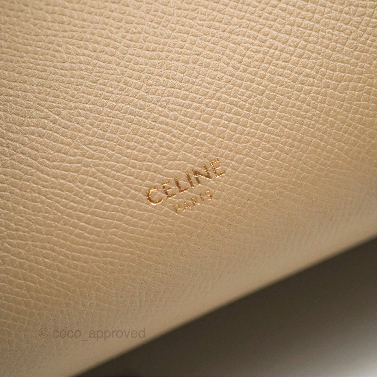 Celine Nano Belt Bag Light Taupe Grained Calfskin Gold Hardware