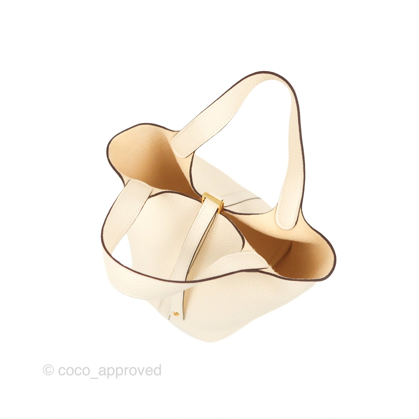 Hermès Picotin Lock 18 Nata Taurillon Clemence Gold Hardware