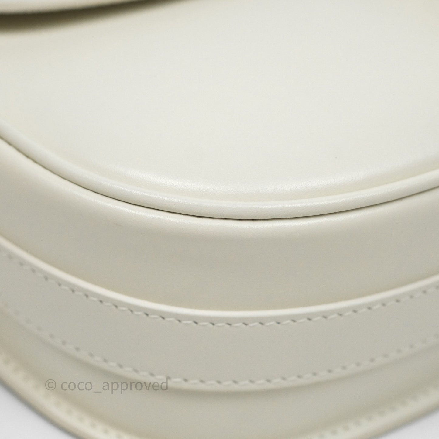 Christian Dior Medium Bobby Flap White Box Calfskin