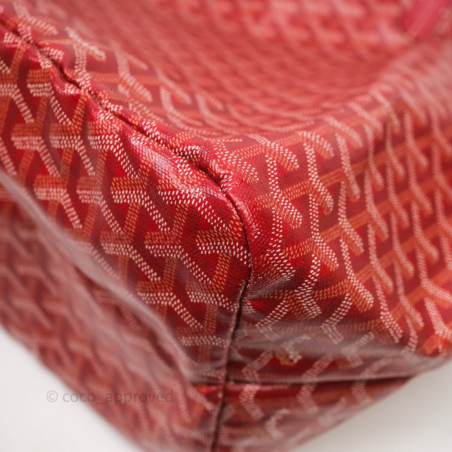 Goyard St Louis Tote GM Red