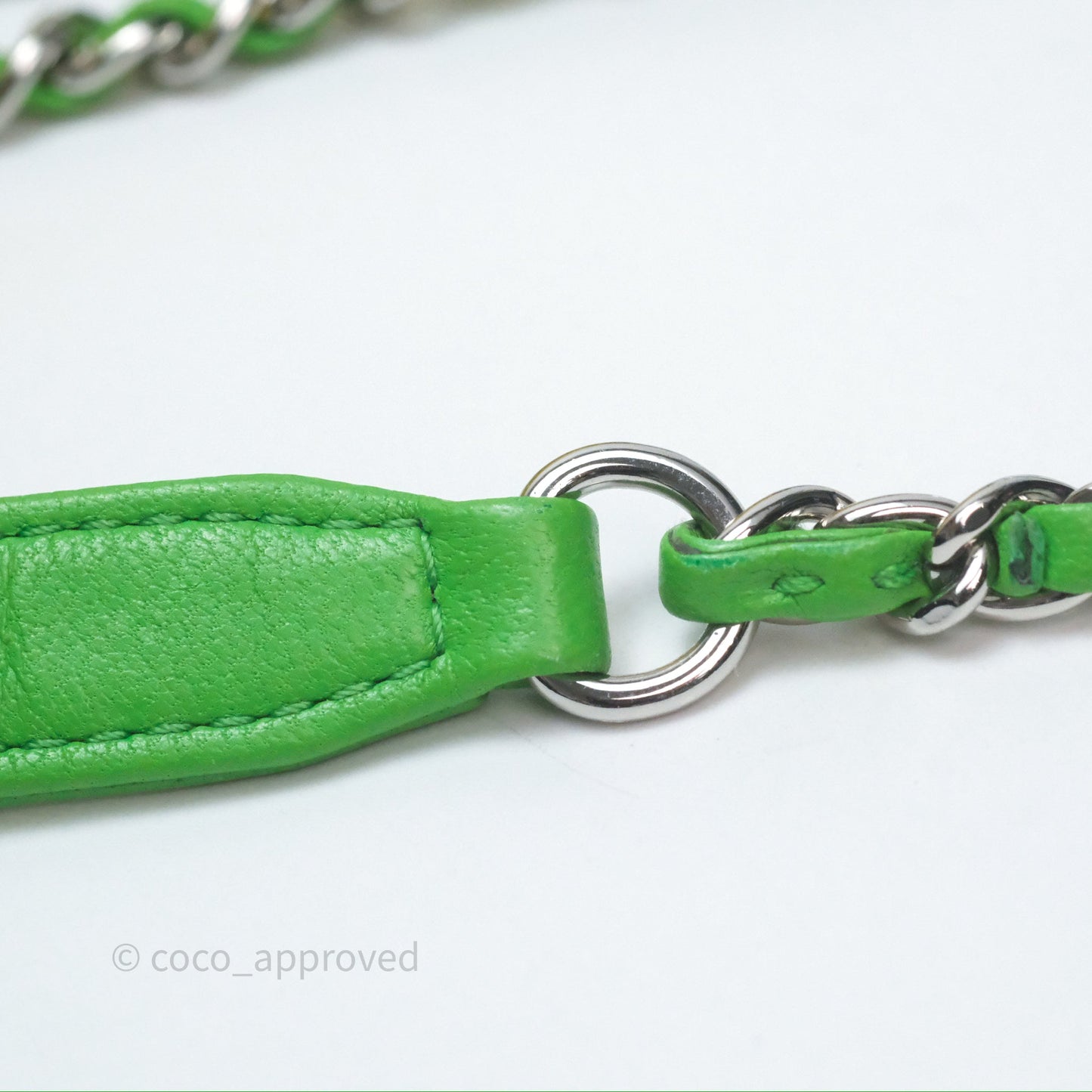 Chanel Mini Coco Splash Flap Bag PVC Lambskin Pink/Yellow/Green Silver Hardware