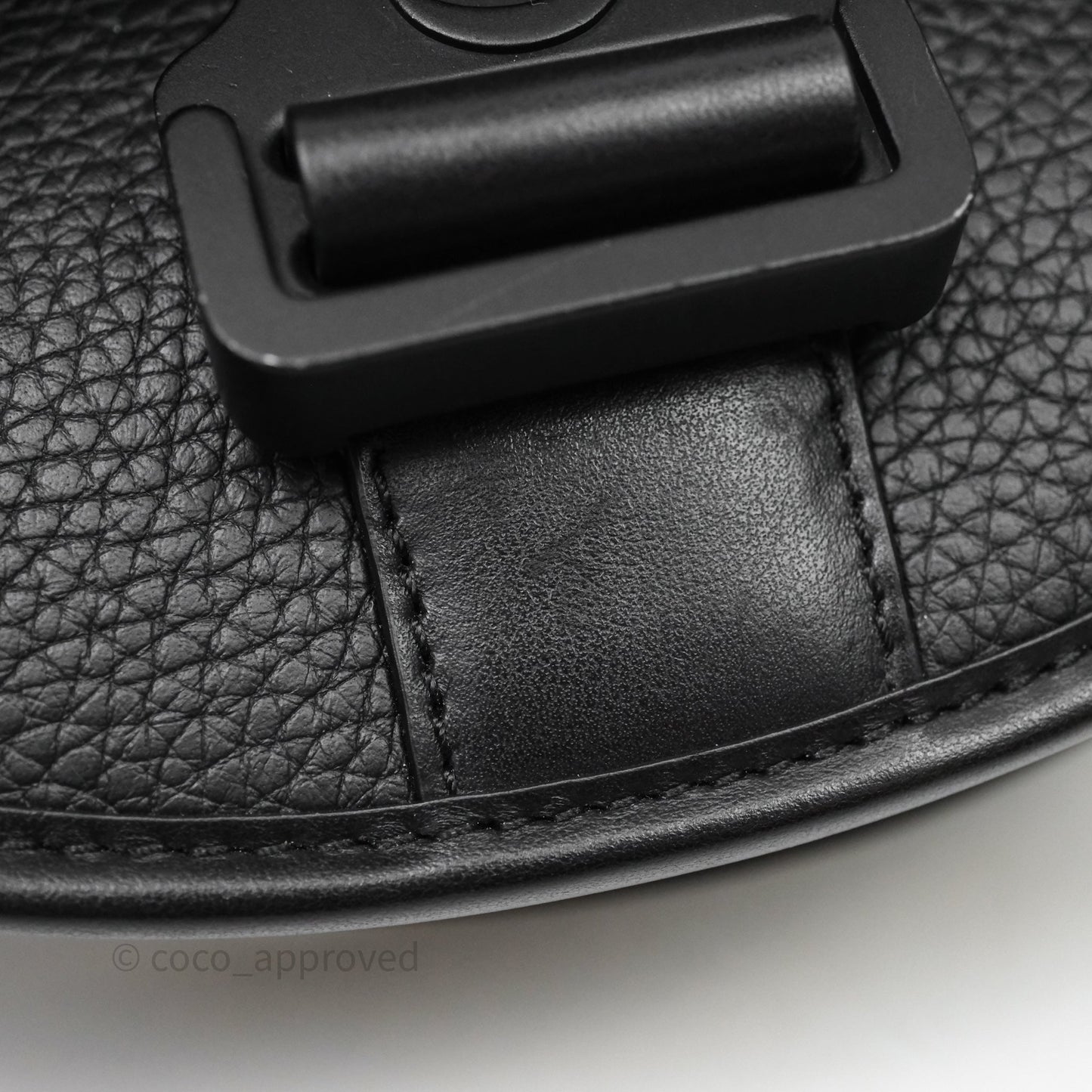 Dior Men's Mini Gallop Bag Black Grained Calfskin