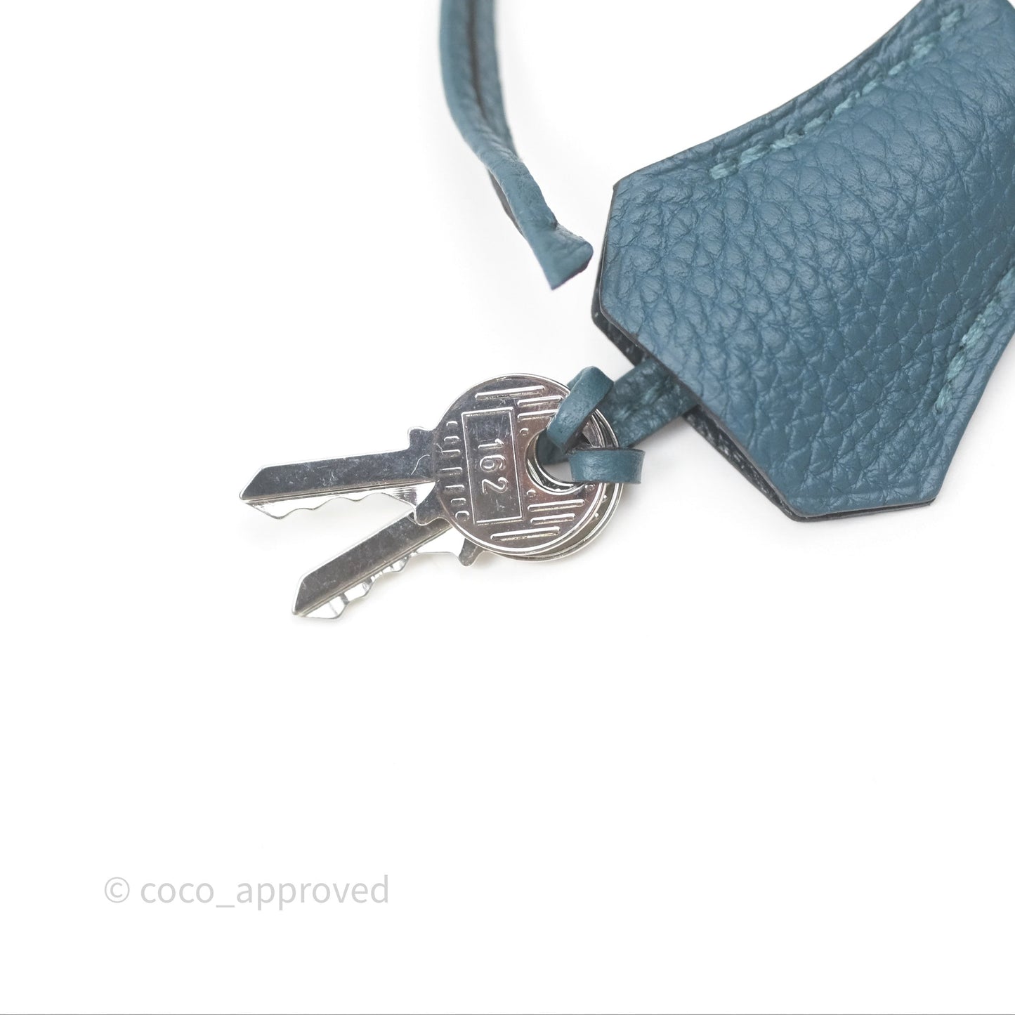 Hermès Birkin 25 Retourne Vert Bosphore W0 / Bleu Océan Z7 Togo Palladium Hardware