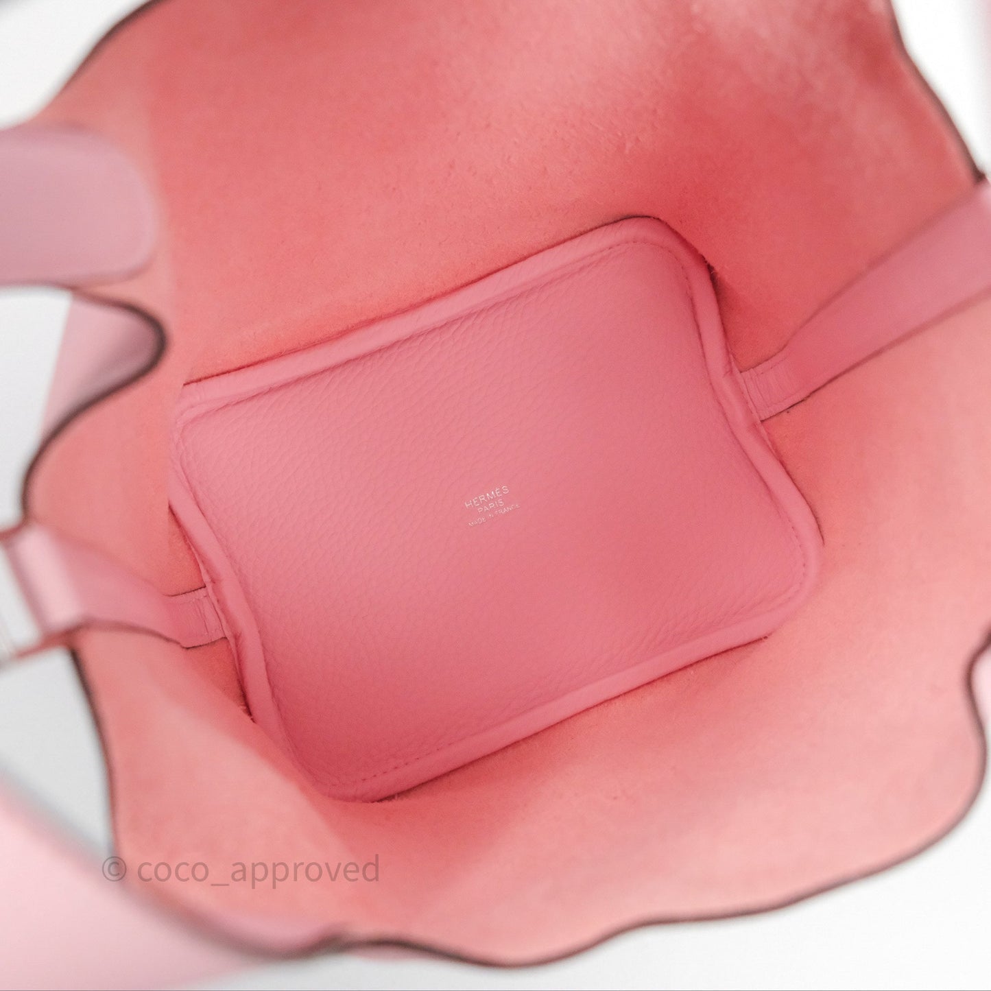 Hermès Picotin 18 Rose Sakura 3Q Clemence Palladium Hardware