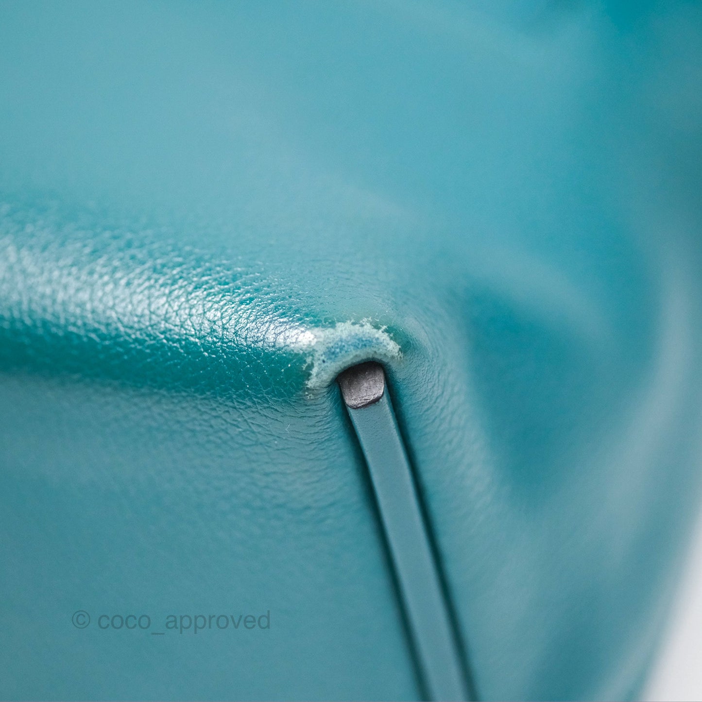Hermès 24/24 21 Mini Vert Bosphore Evercolor Swift Palladium Hardware