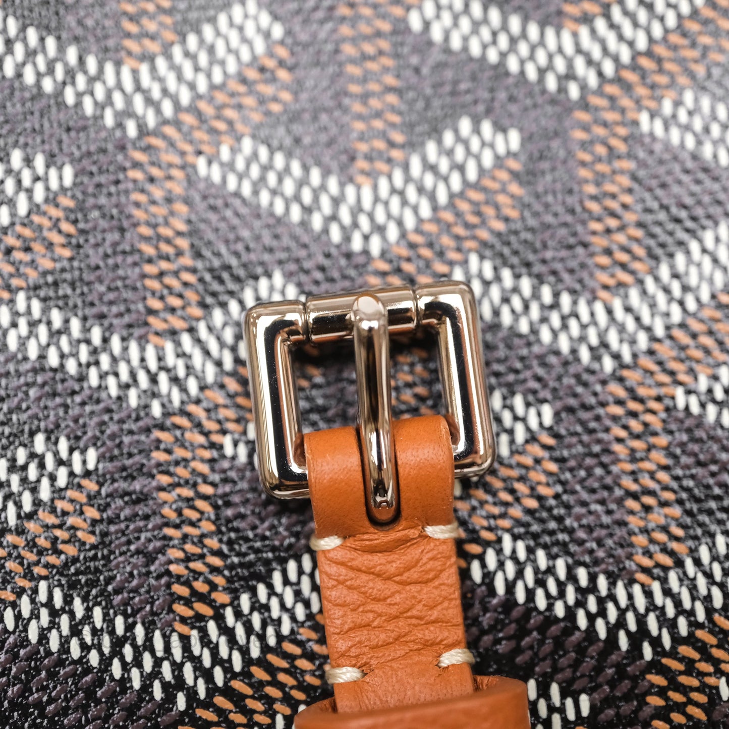 Goyard Mini Alpin Backpack Black/ Tan  Goyardine Calfskin