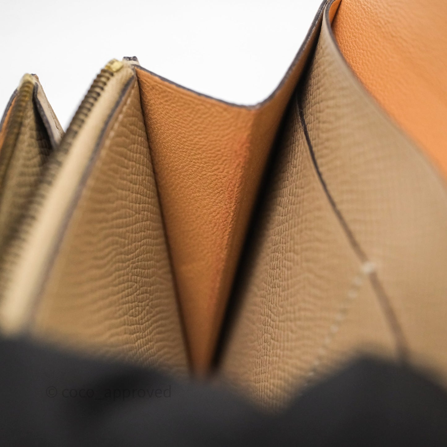 Hermès Constance Short Wallet Trench Epsom Gold Hardware