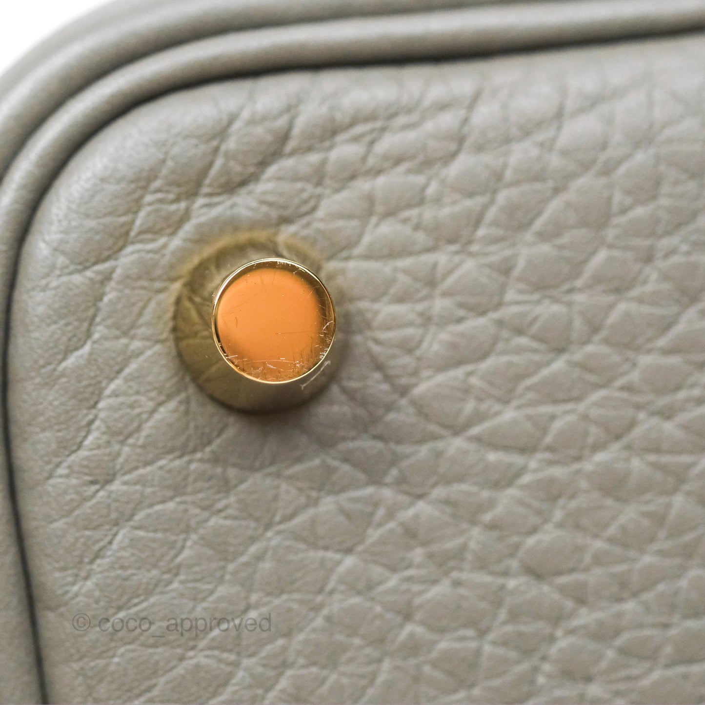 Hermès Picotin Lock 18 Gris Meyer 0L Clemence Gold Hardware