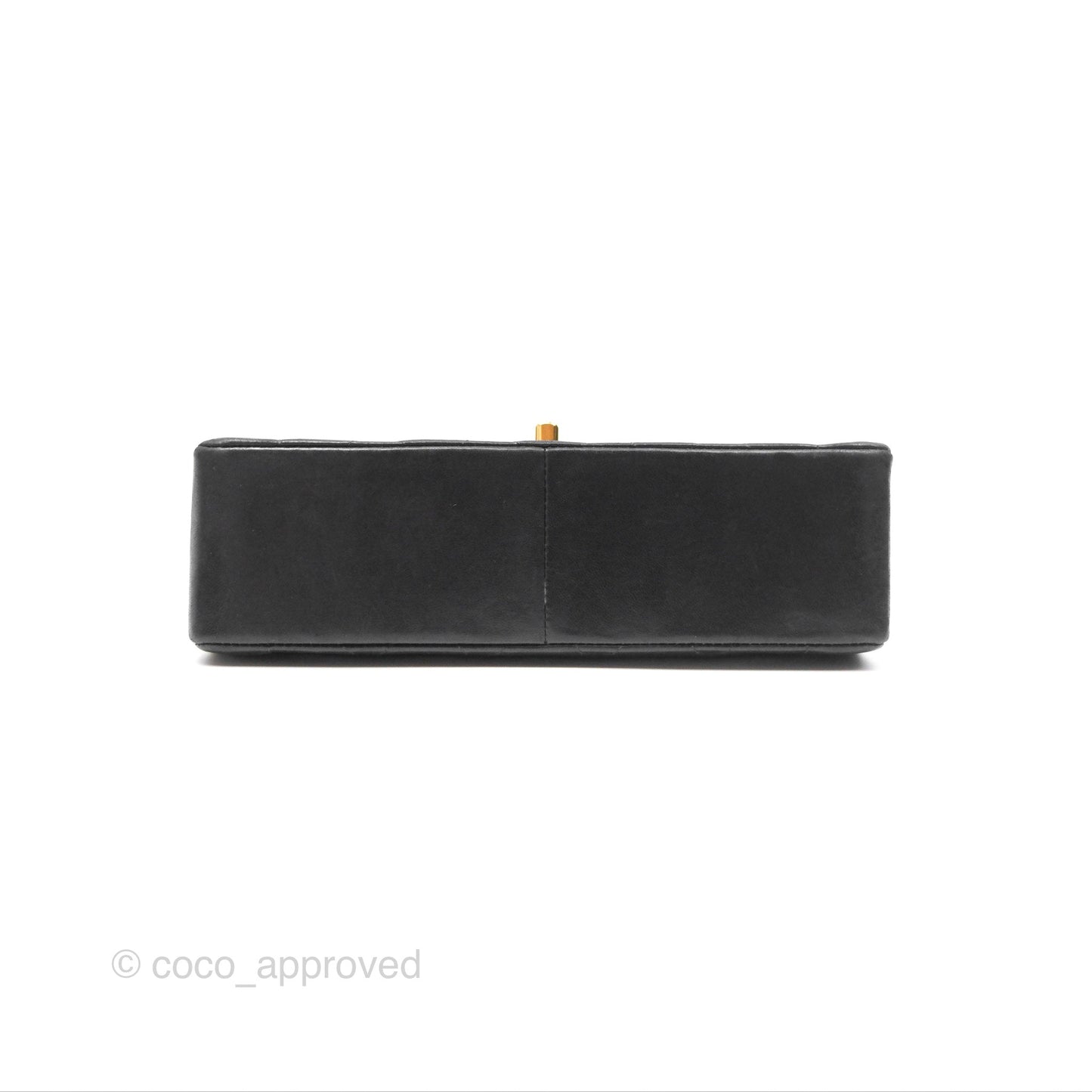 Chanel Vintage Medium Classic Diana Flap Bag Black Lambskin 24K Gold Hardware