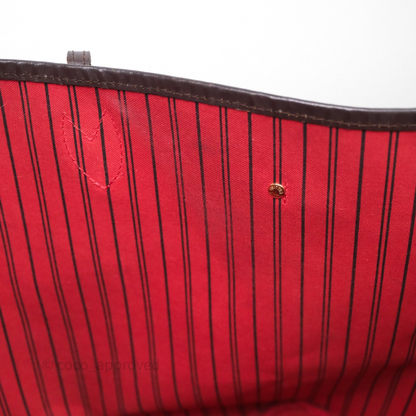 Louis Vuitton Neverfull Tote Bag GM Damier Ebene