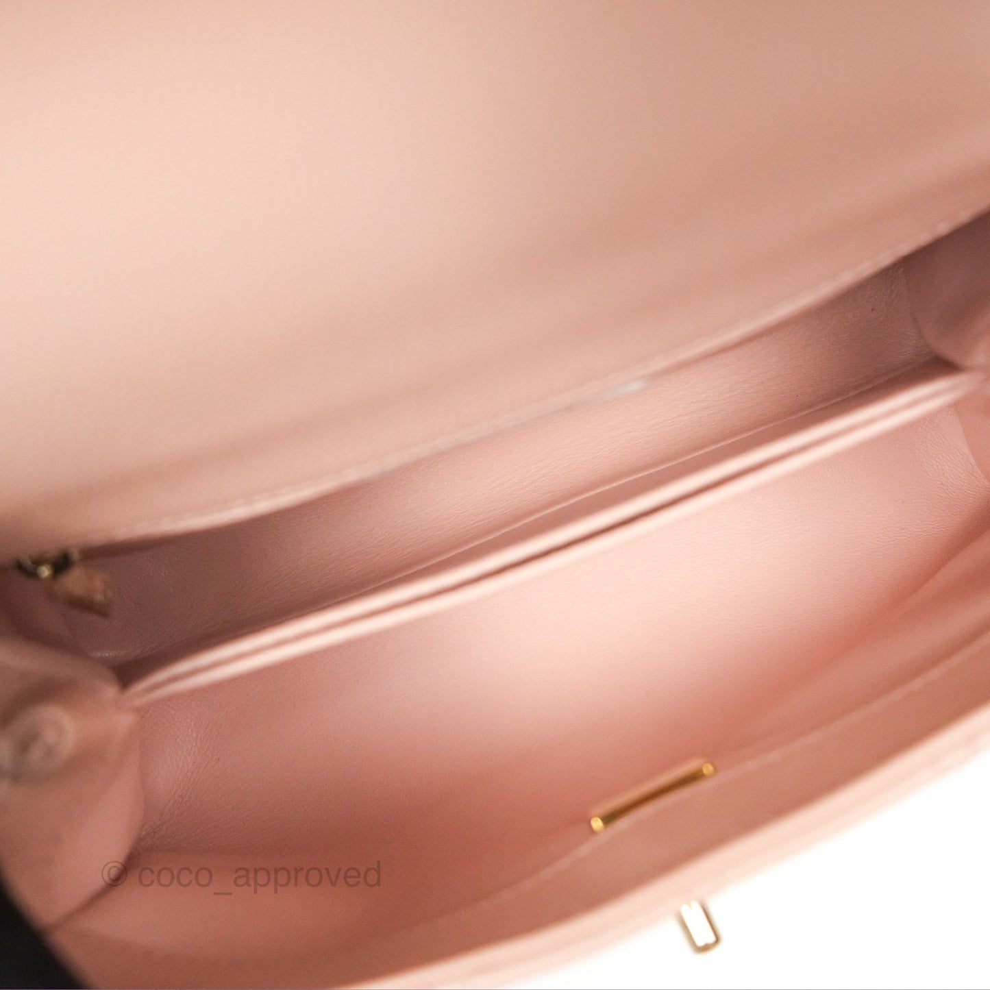 Chanel Small Coco Handle Light Pink Caviar Gold Hardware