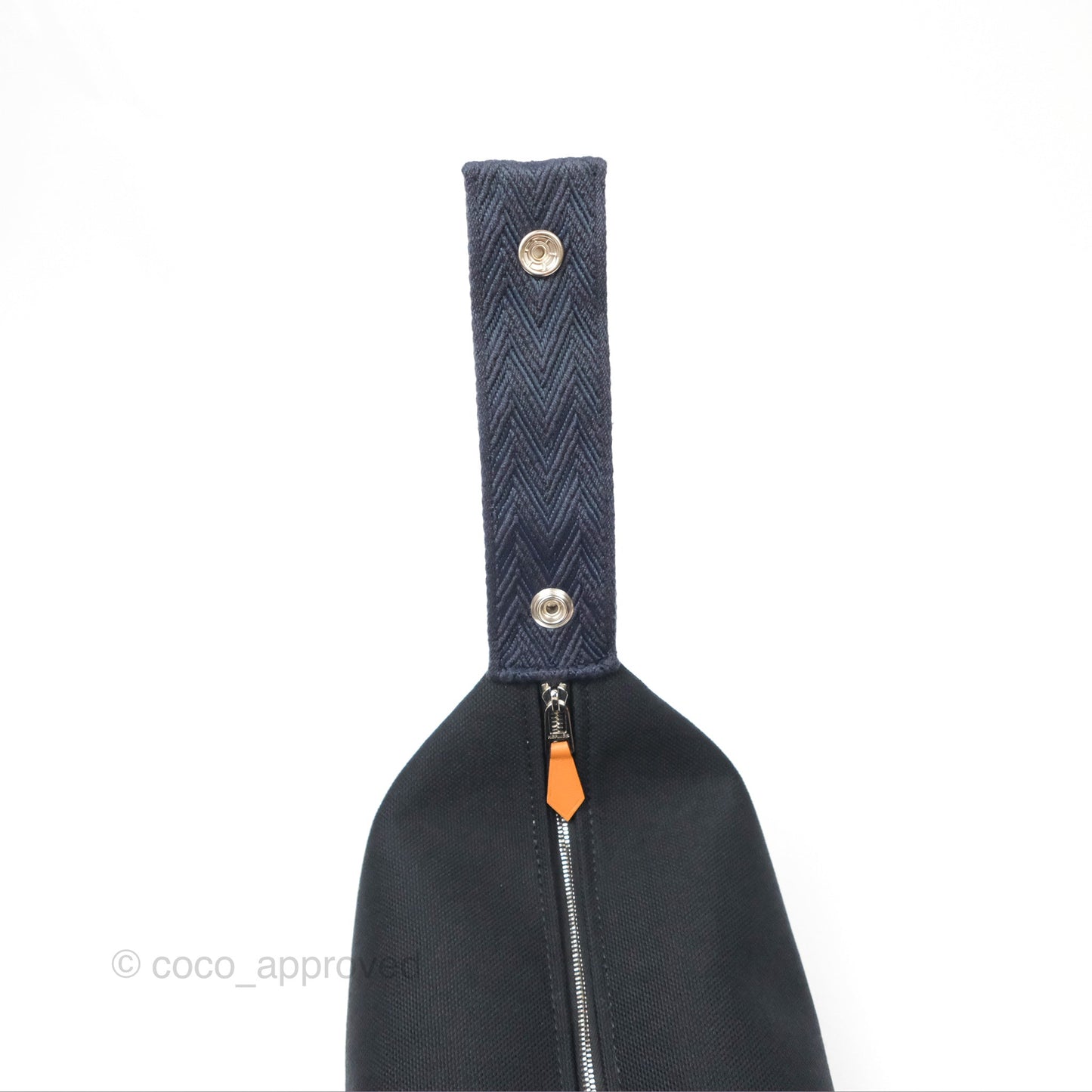 Hermès Small Bride-A-Brac Noir Bleu Nuit Canvas