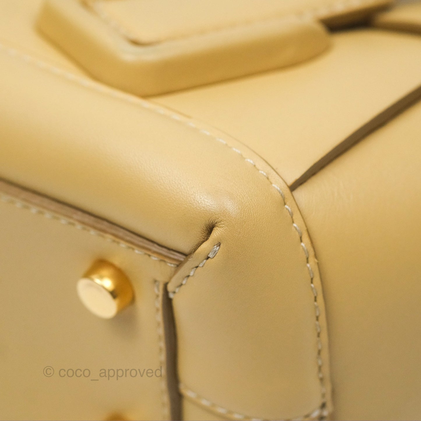 Bottega Veneta Arco Mini Intrecciato Textured-leather Tote Yellow