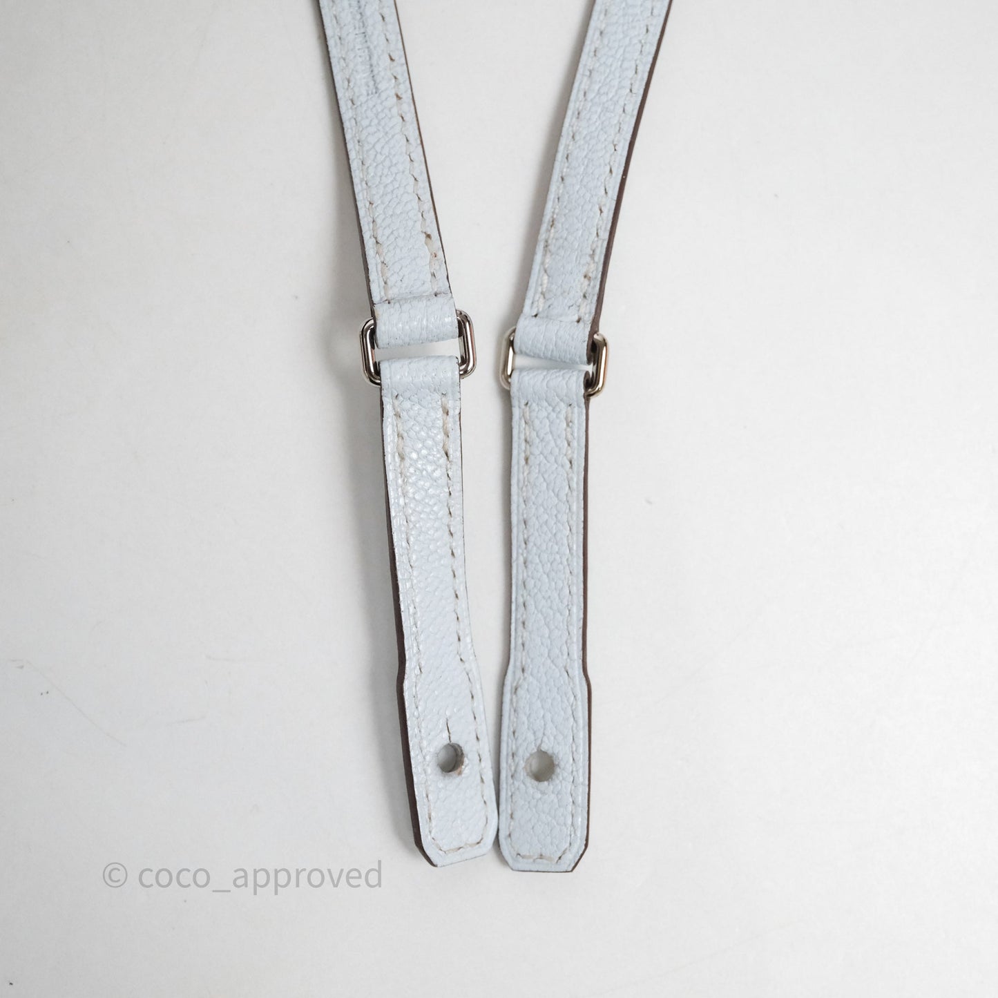 Hermès Kelly To Go Bleu Brume T0 Chèvre Mysore Palladium Hardware