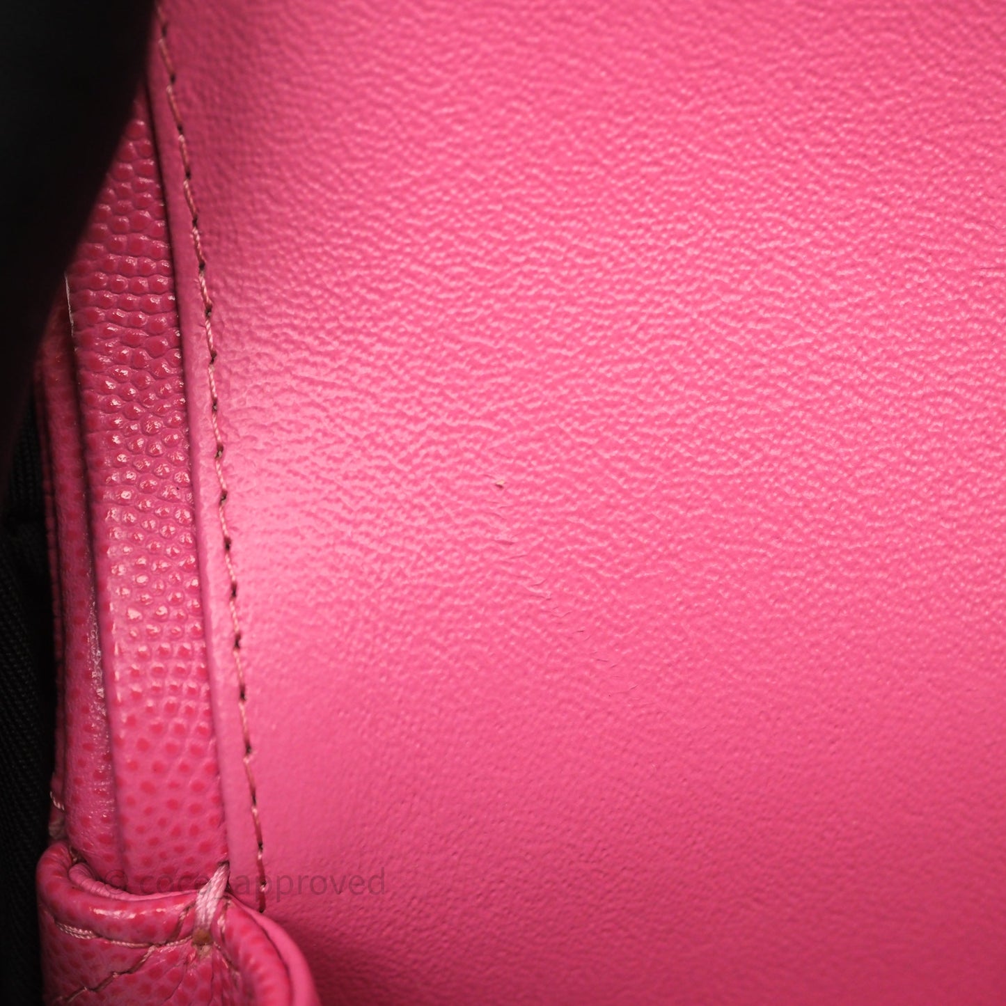Chanel Small Classic Flap Quilted Hot Pink Caviar Gold Hardware