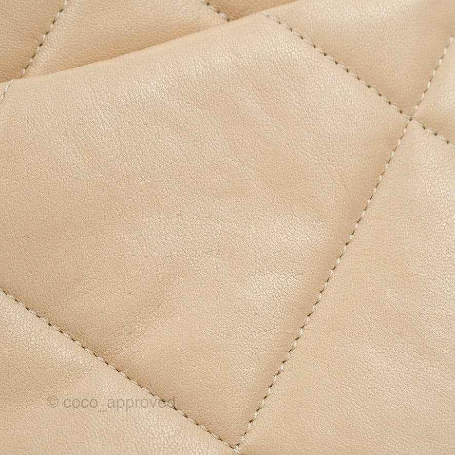 Chanel 19 Small Beige Mixed Hardware