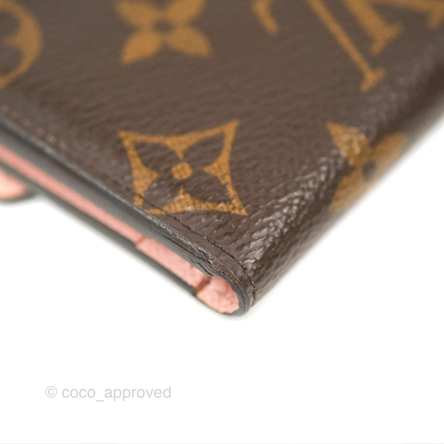Louis Vuitton Zoé Wallet Rose Monogram Canvas