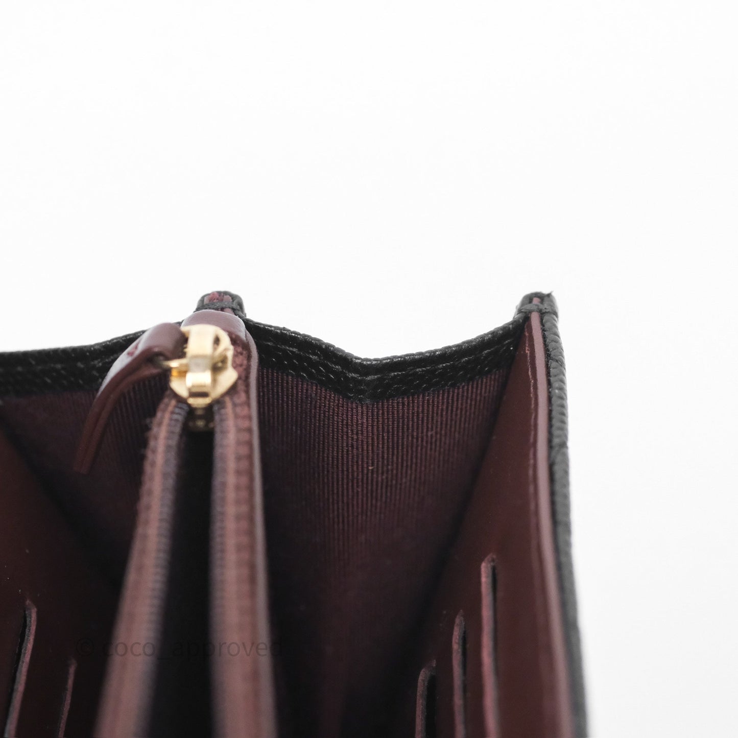 Chanel Classic Medium Flap Wallet Quilted Black Caviar Gold Hardware