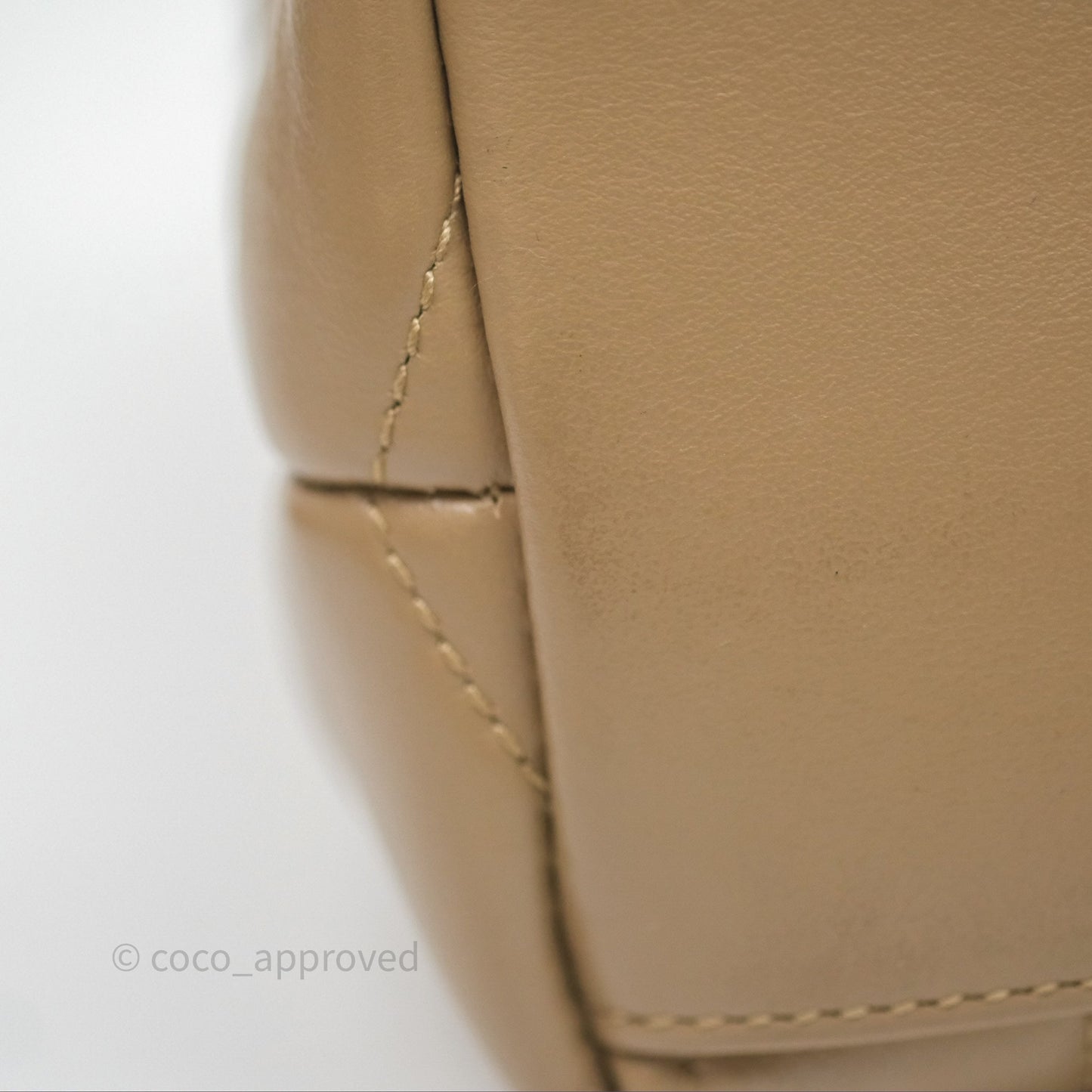 Saint Laurent Loulou Small Flap Bag Beige Gold Hardware
