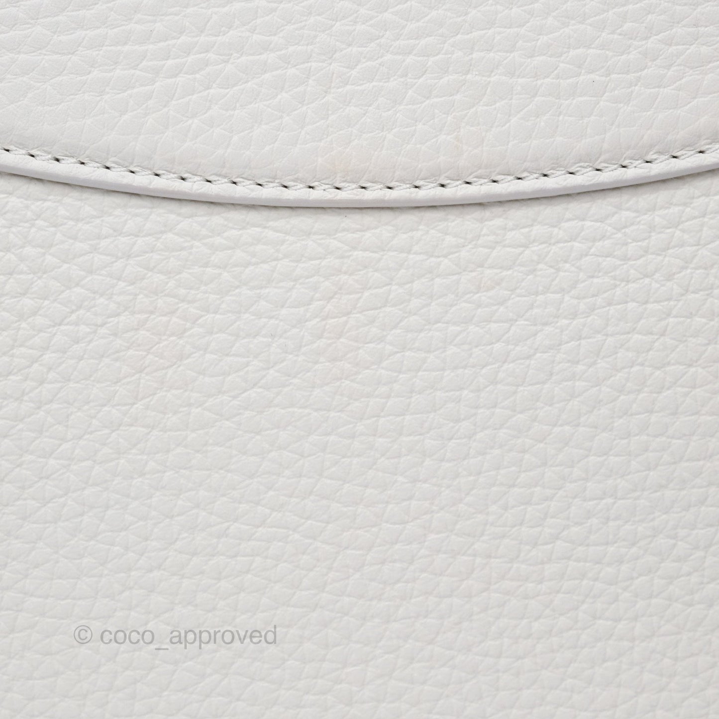 Louis Vuitton Taurillon Capucines BB Snow