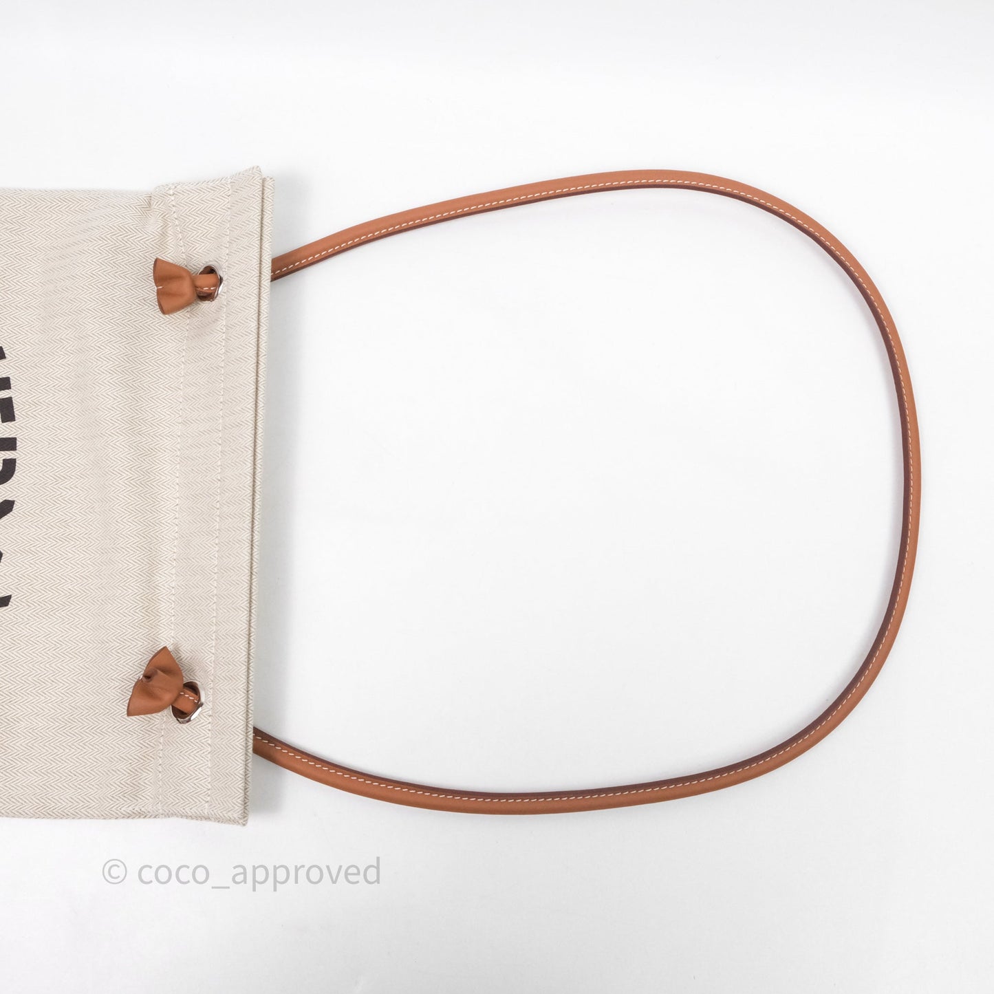 Hermès Aline Canvas Tote Bag