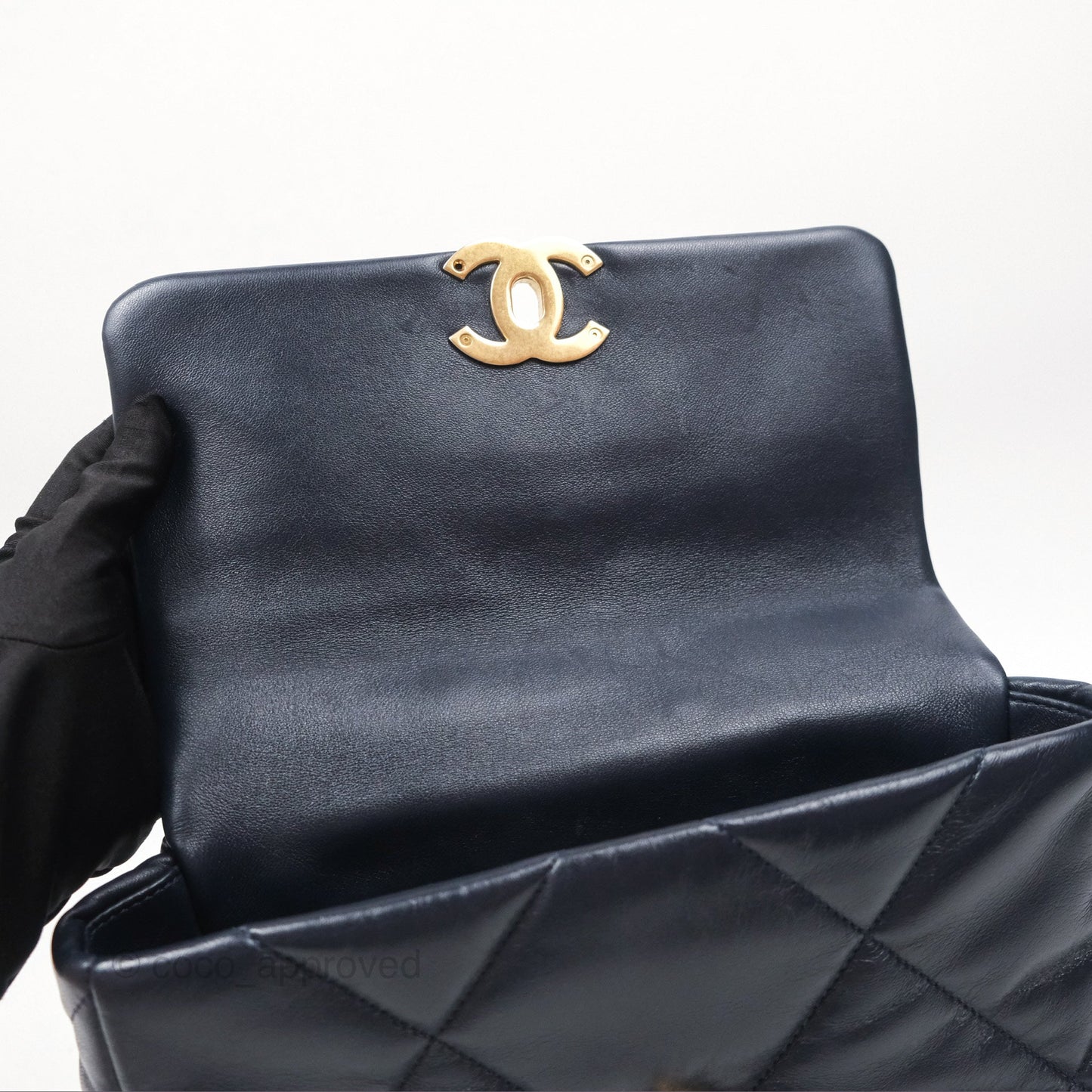Chanel 19 Small Navy Mixed Hardware