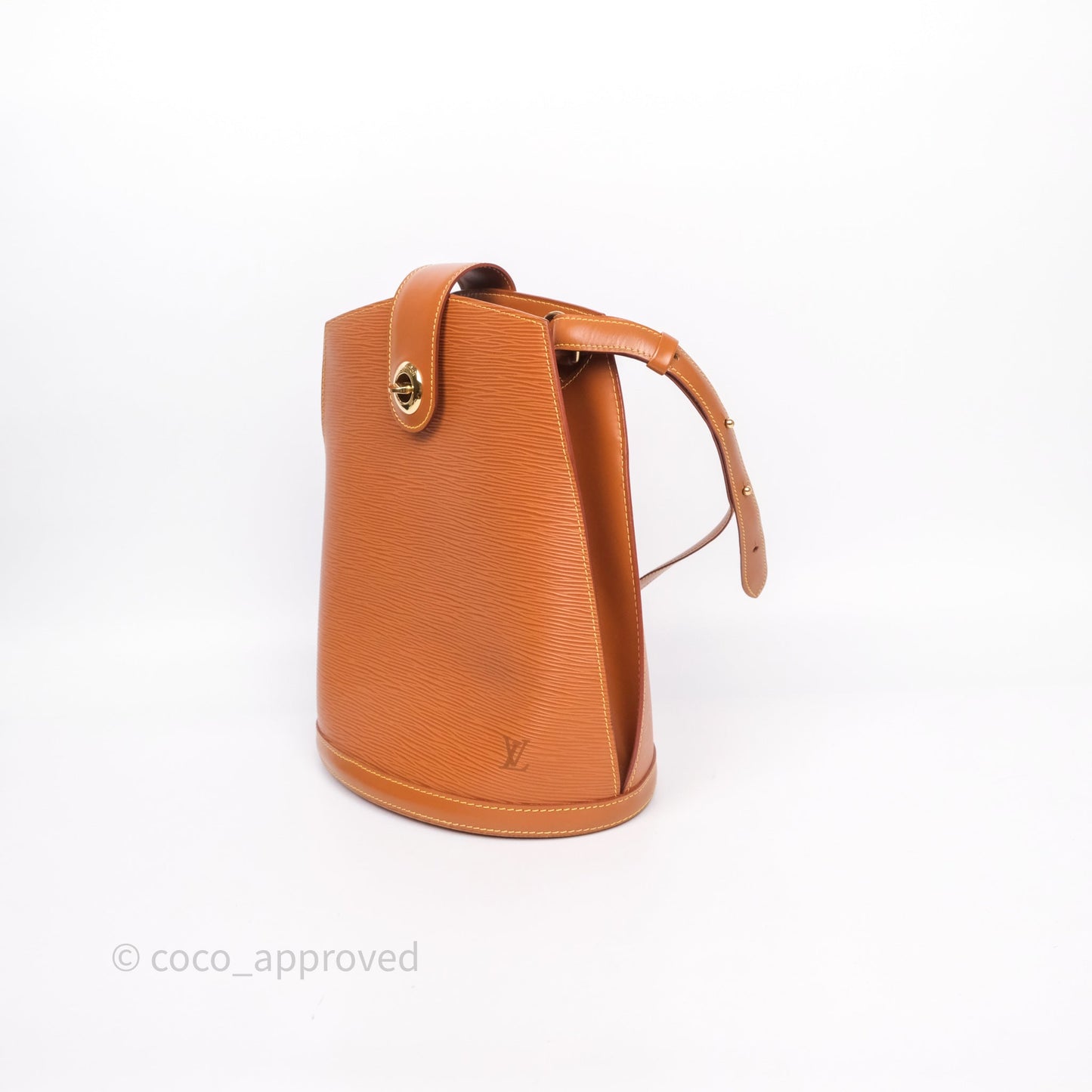 Louis Vuitton Cluny Shoulder Bag Brown Epi