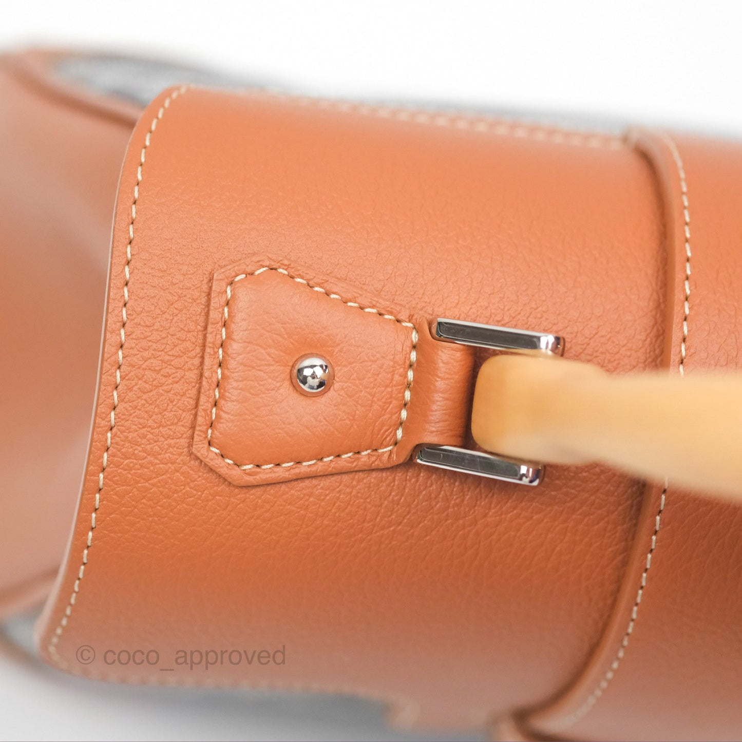 Goyard Saïgon Mini Bag Tan Goyardine Canvas/Chevroches Calfskin