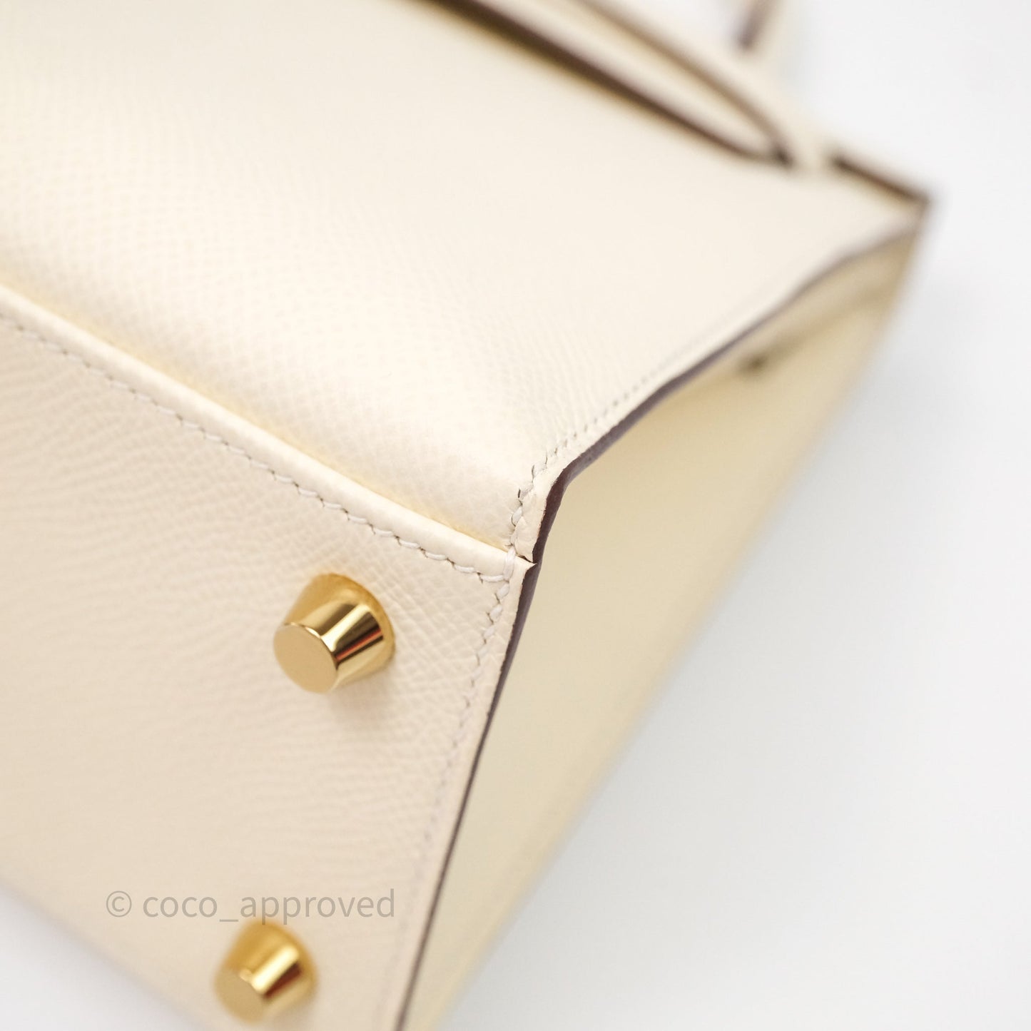 Hermès Kelly 25 Nata I2 Epsom Gold Hardware