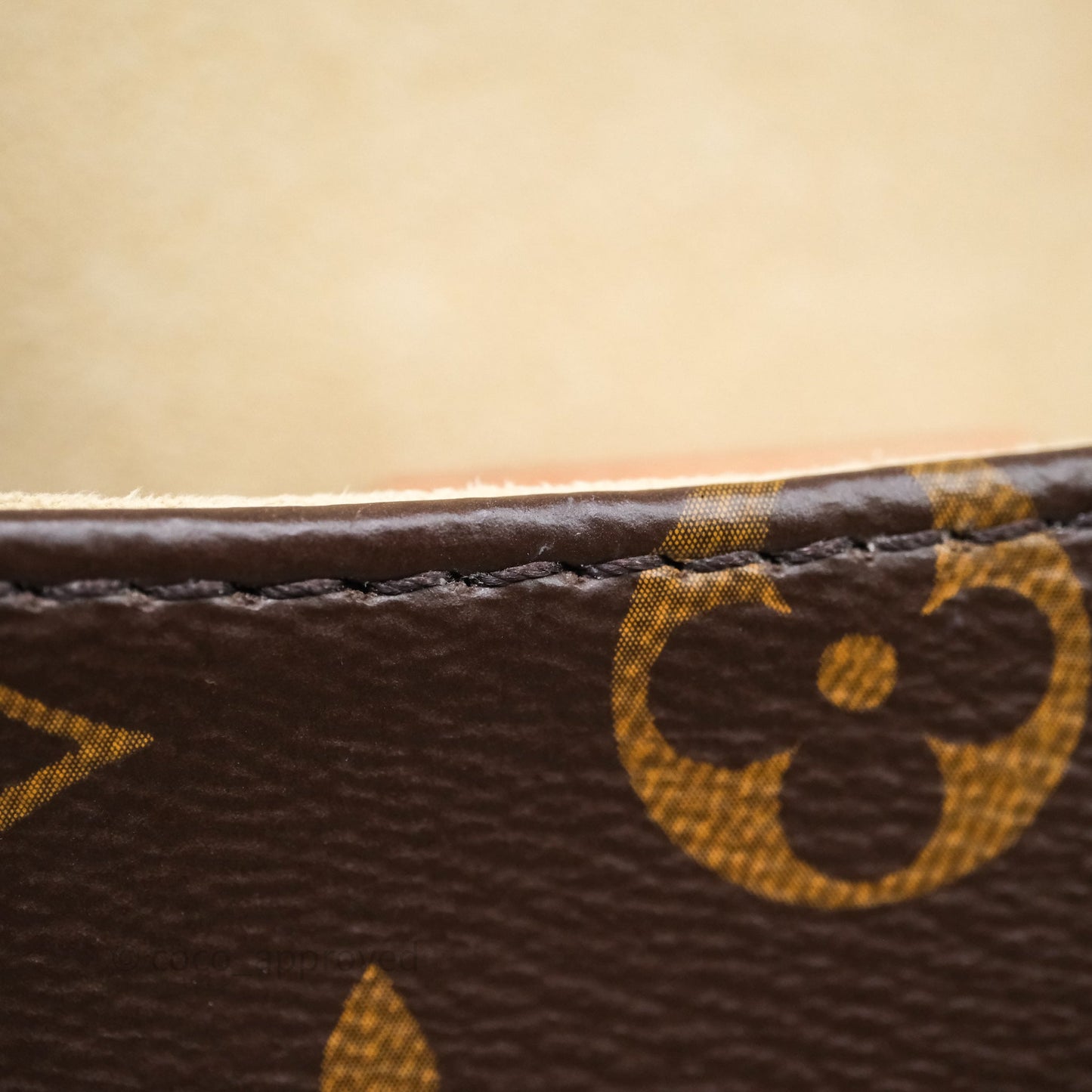 Louis Vuitton Saumur BB Monogram Bag Gold Hardware