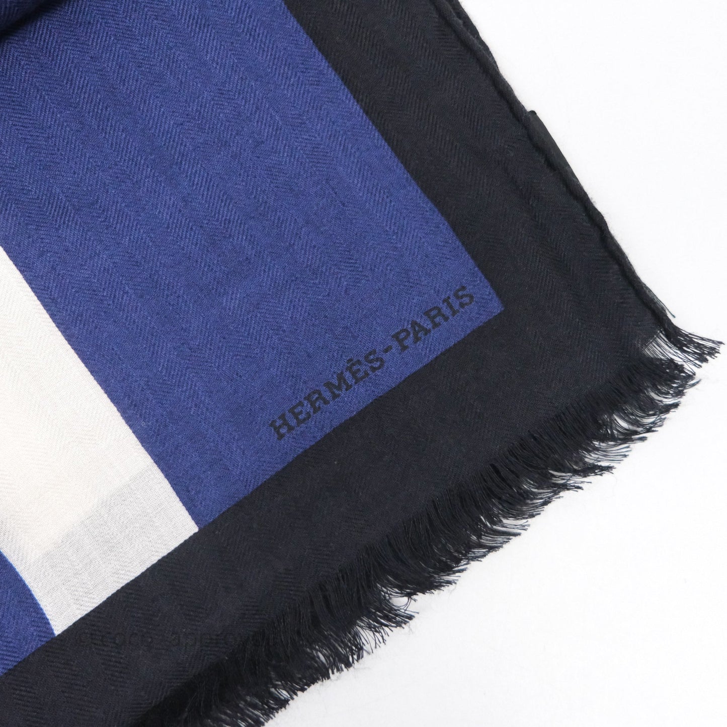 Hermes H Jumping Scarf Cashmere Silk 90x180cm