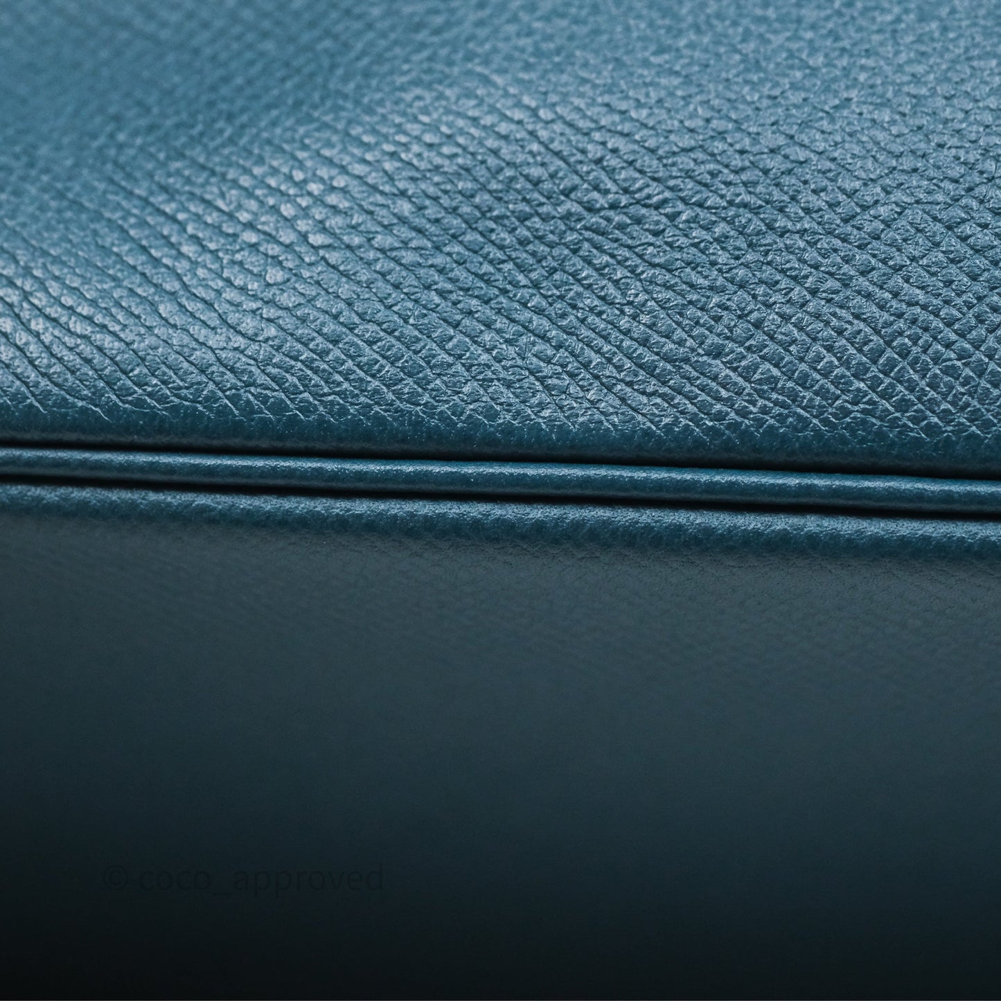 Hermès Birkin 30 Retourne Bleu de Prusse 7P Epsom Gold Hardware