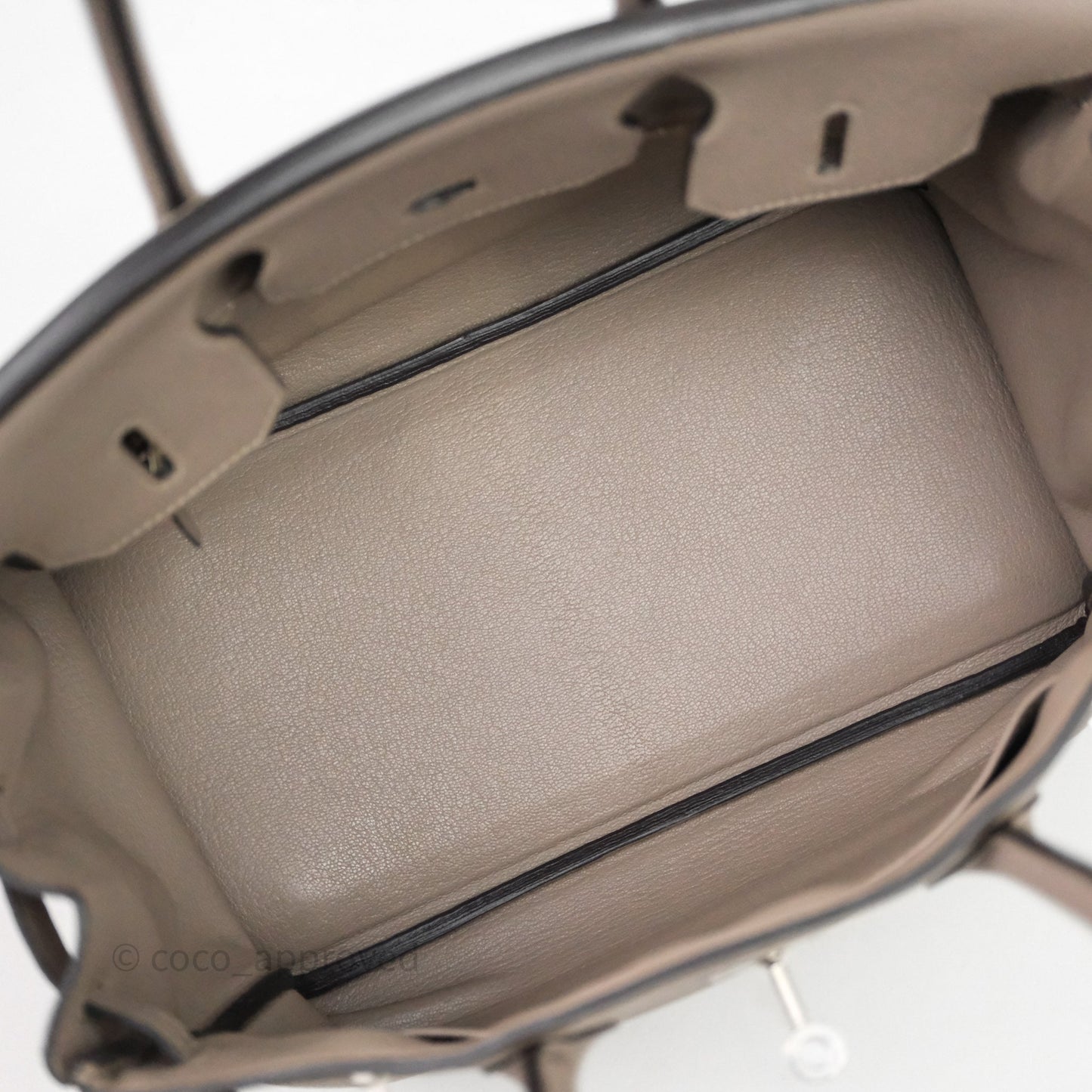 Hermès Birkin 30 Gris Asphalt M8 Togo Palladium Hardware