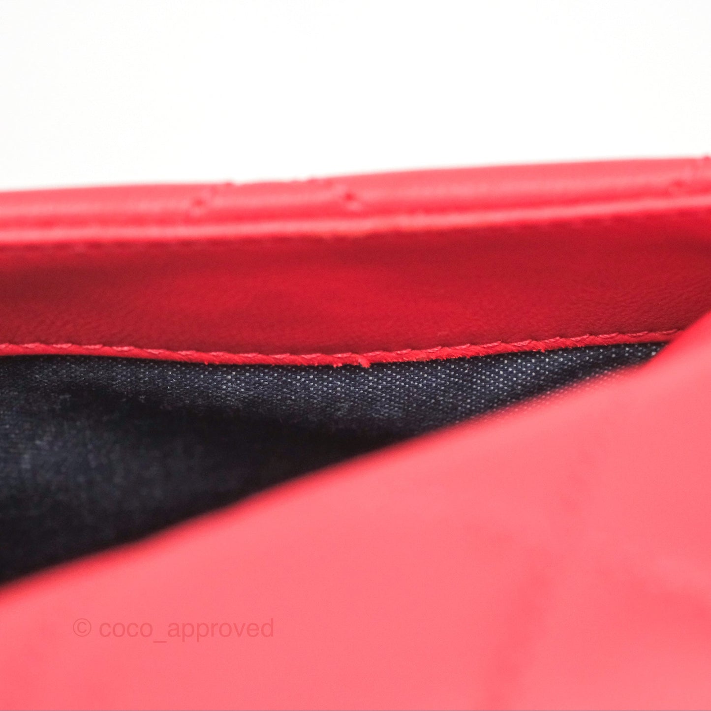 Chanel Quilted Resin Bi-Color Chain Flap Bag Dark Pink Lambskin