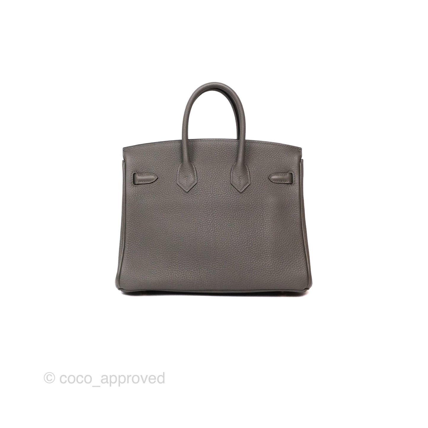 Hermès Birkin 25 Retourne Gris Meyer 0L Togo Gold Hardware
