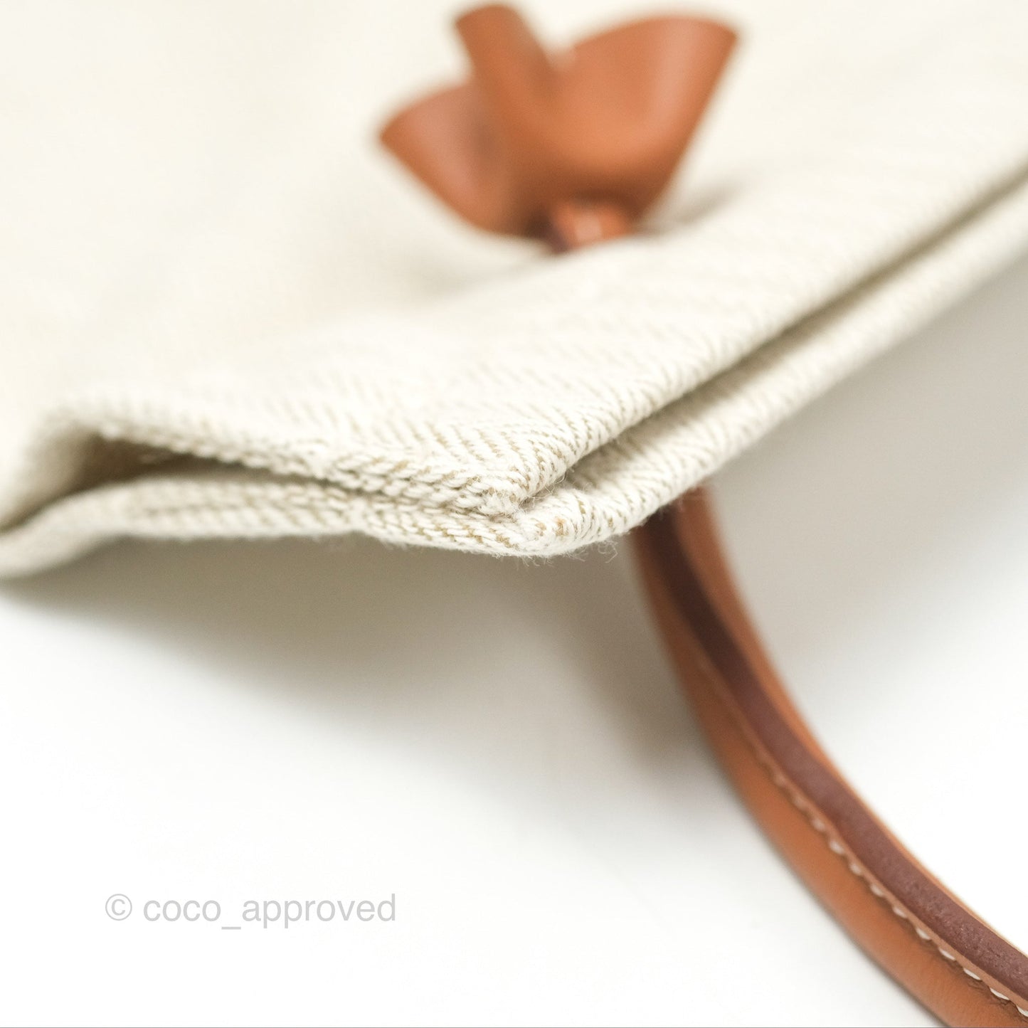 Hermès Aline Canvas Tote Bag