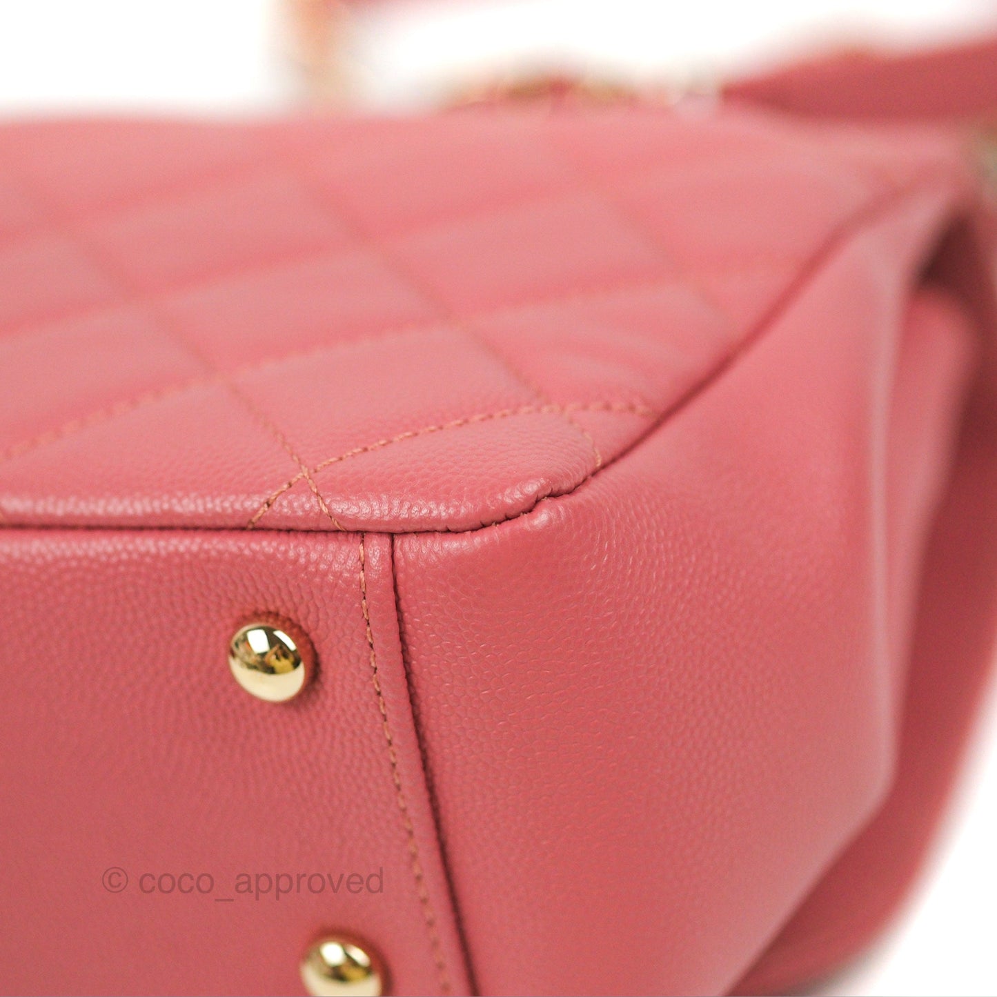 Chanel Quilted Medium Business Affinity Flap Pink Caviar Gold Hardware