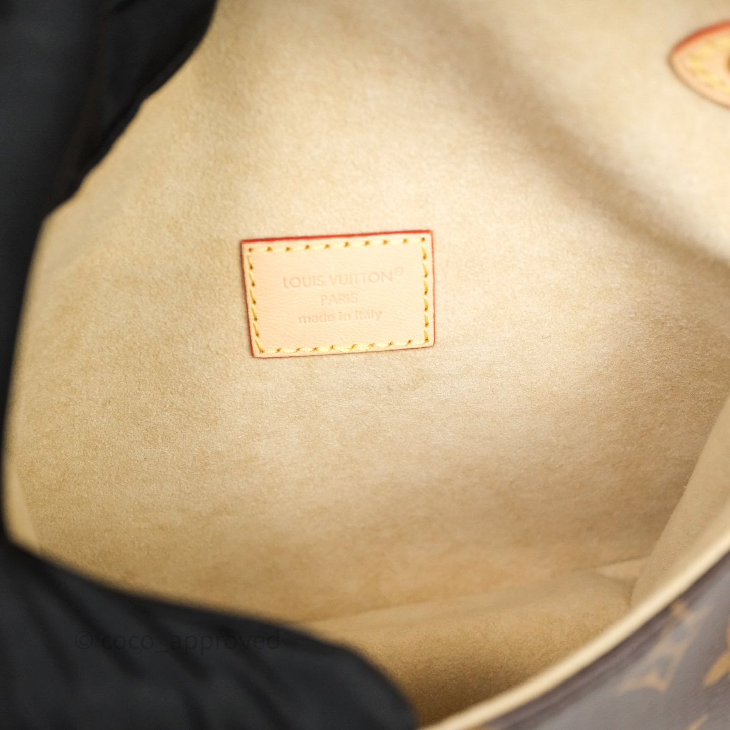 Louis Vuitton Saumur BB Monogram Bag Gold Hardware