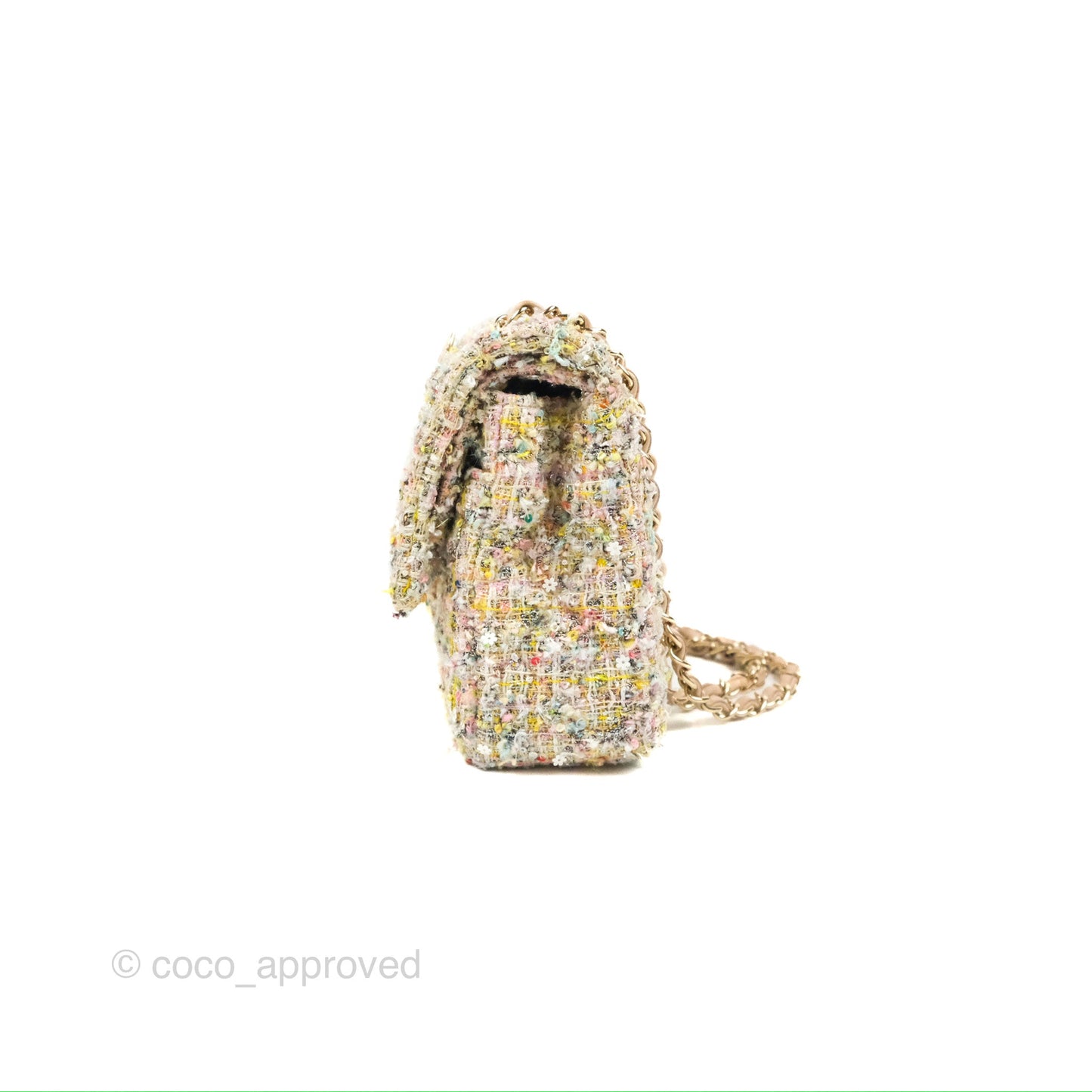 Chanel Reissue Tweed Pastel Garden Party Flap