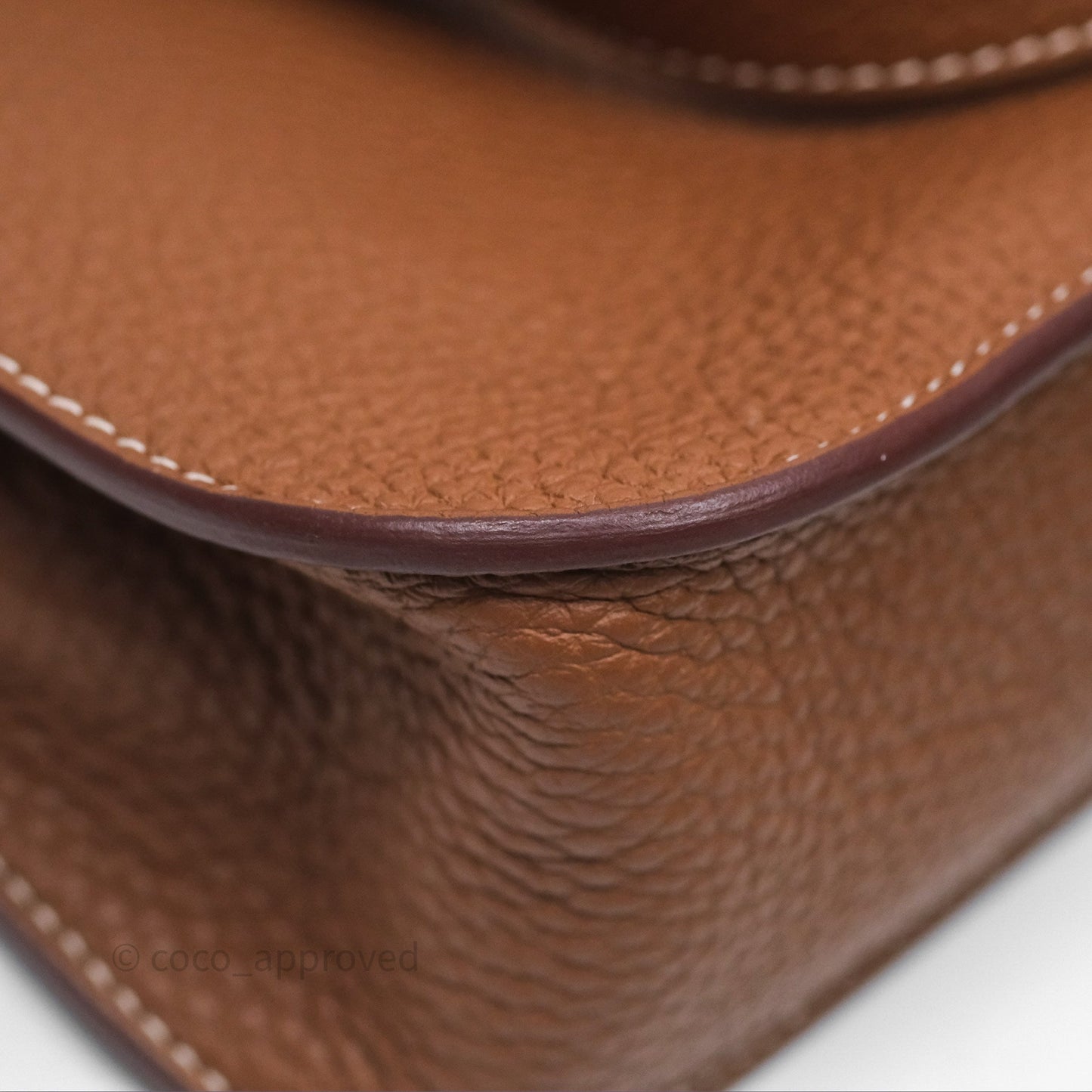 Hermès Halzan 25 Gold Clemence Gold Hardware